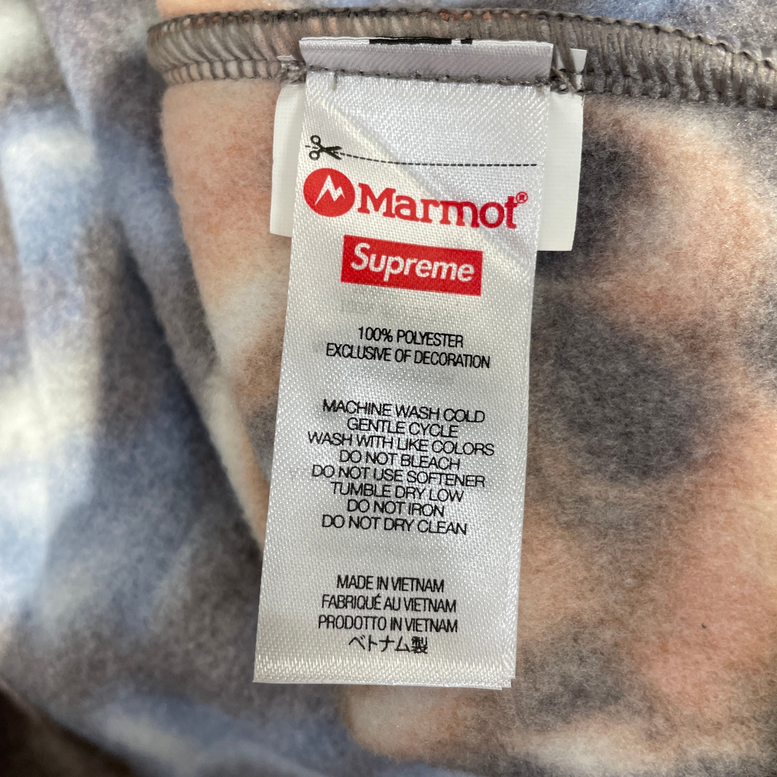 Supreme/Marmot/Fleece Jkt/M/Cotton/MLT/All Over Print/Skullpile Fleece Jacket view 4