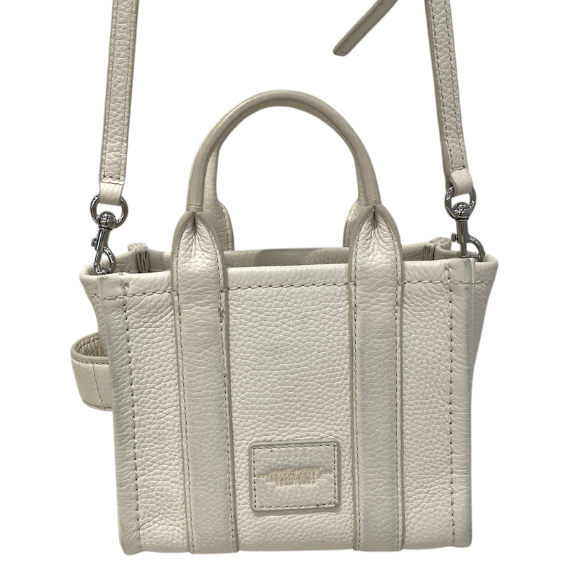 MARC JACOBS/Cross Body Bag/Leather/WHT/The Tote Bag