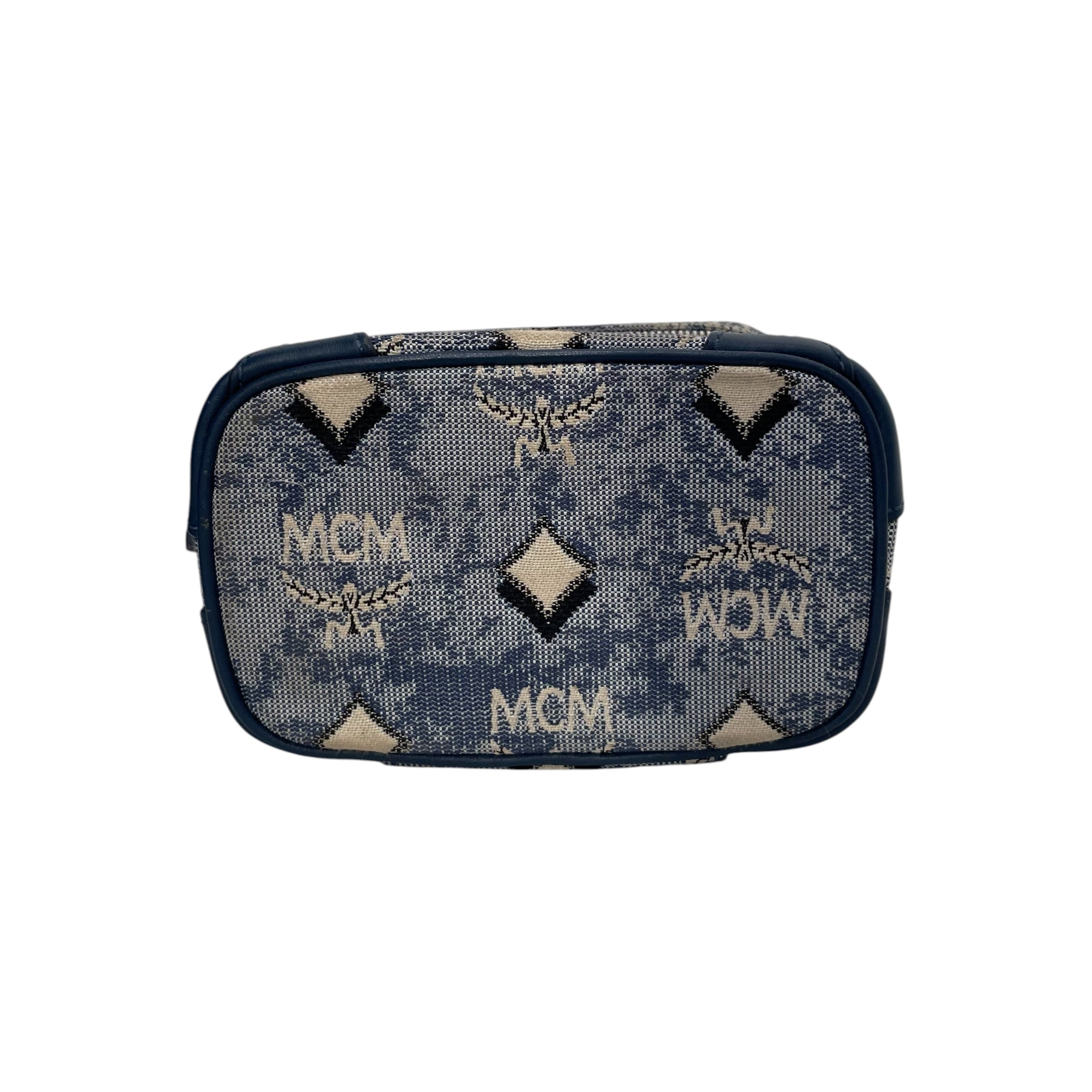 MCM/Cross Body Bag/Monogram/BLU/MINI ROCKSTAR VANITY view 3