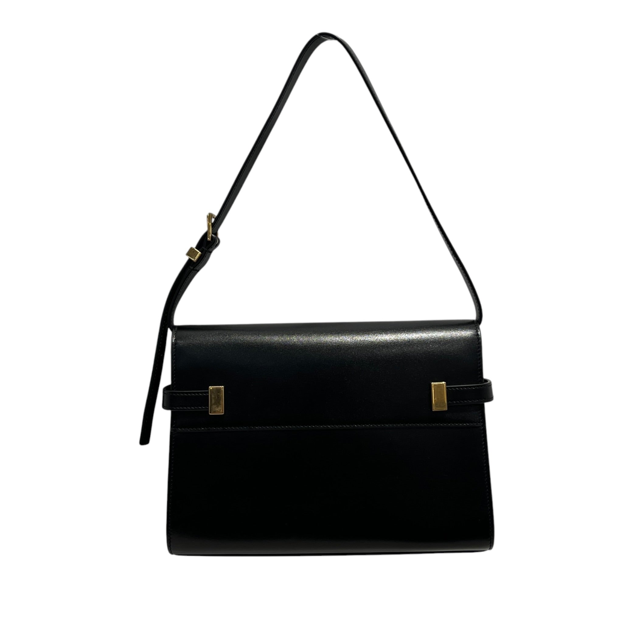 SAINT LAURENT/Hand Bag/Leather/BLK/Manhattan Shoulder Bag view 2
