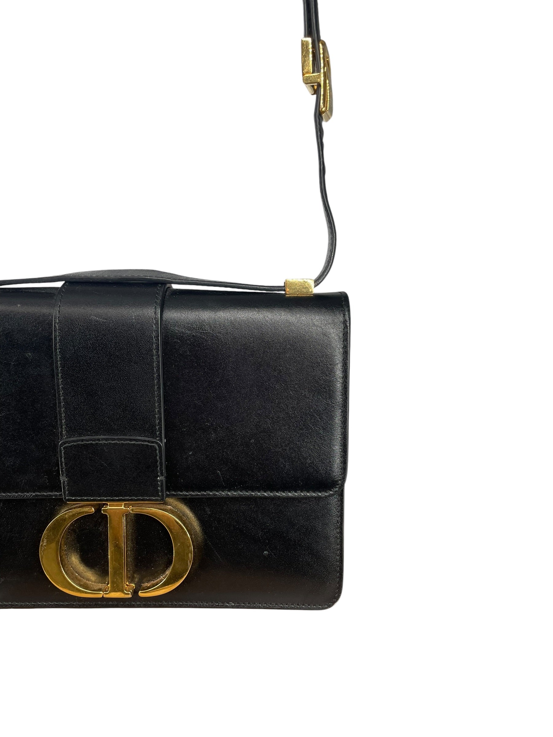 Christian Dior/Cross Body Bag/Leather/BLK/30 MONTAIGNE 29-MA-0139 view 5