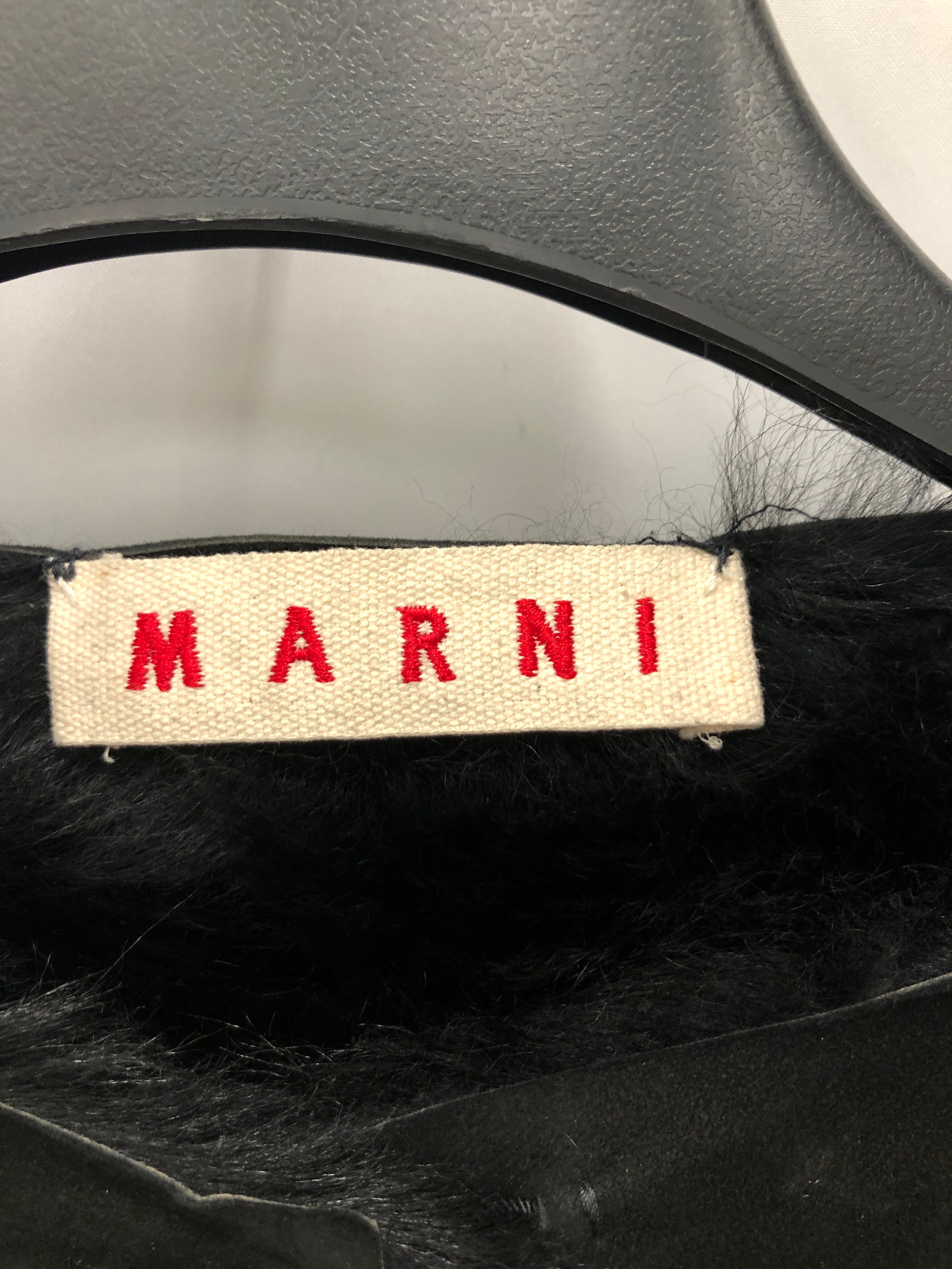 MARNI/Coat/42/Lambskin/BLK/MERINO LAMB LEATHER FUR LINED view 3