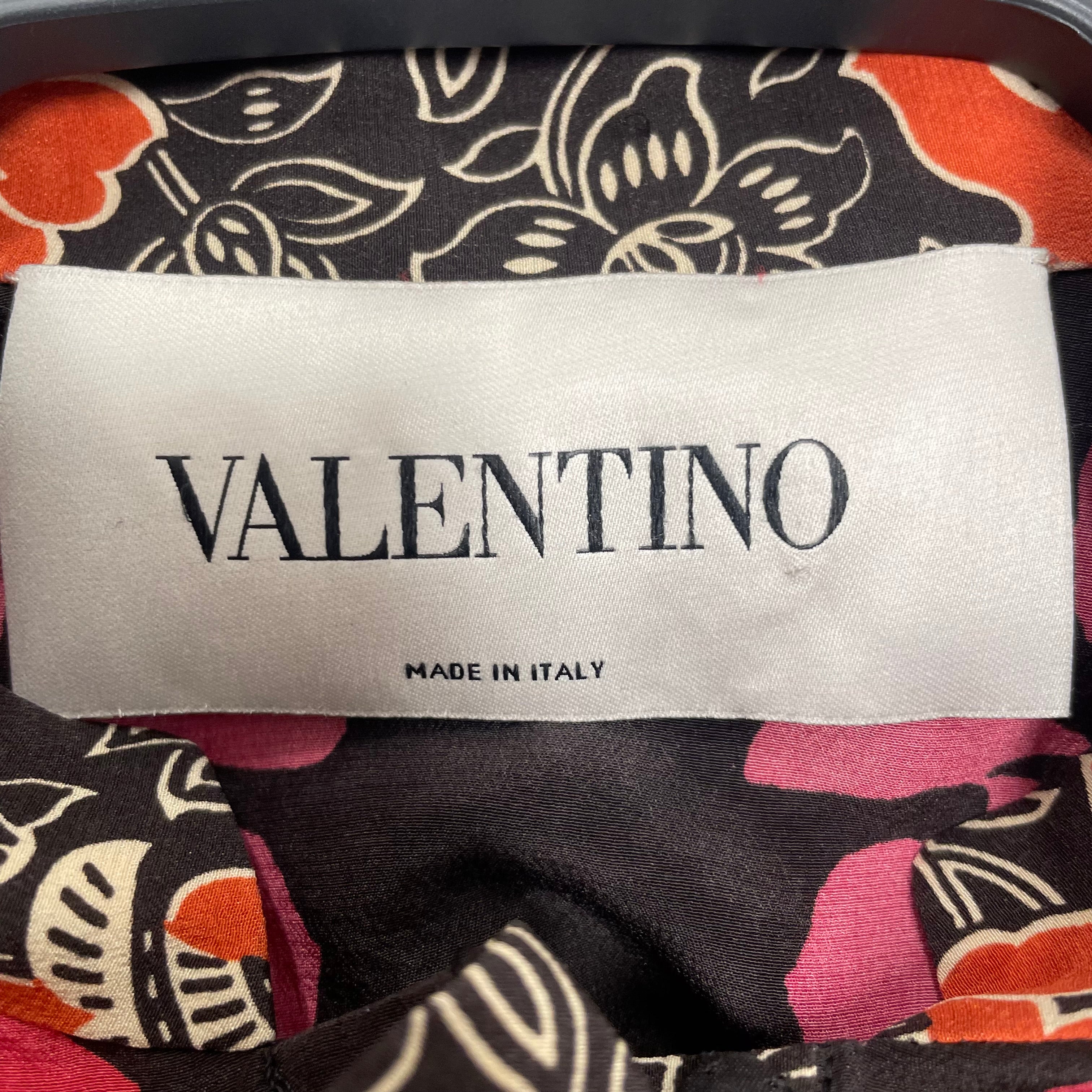 VALENTINO/LS Dress/S/All Over Print/Nylon/BLK/ view 3