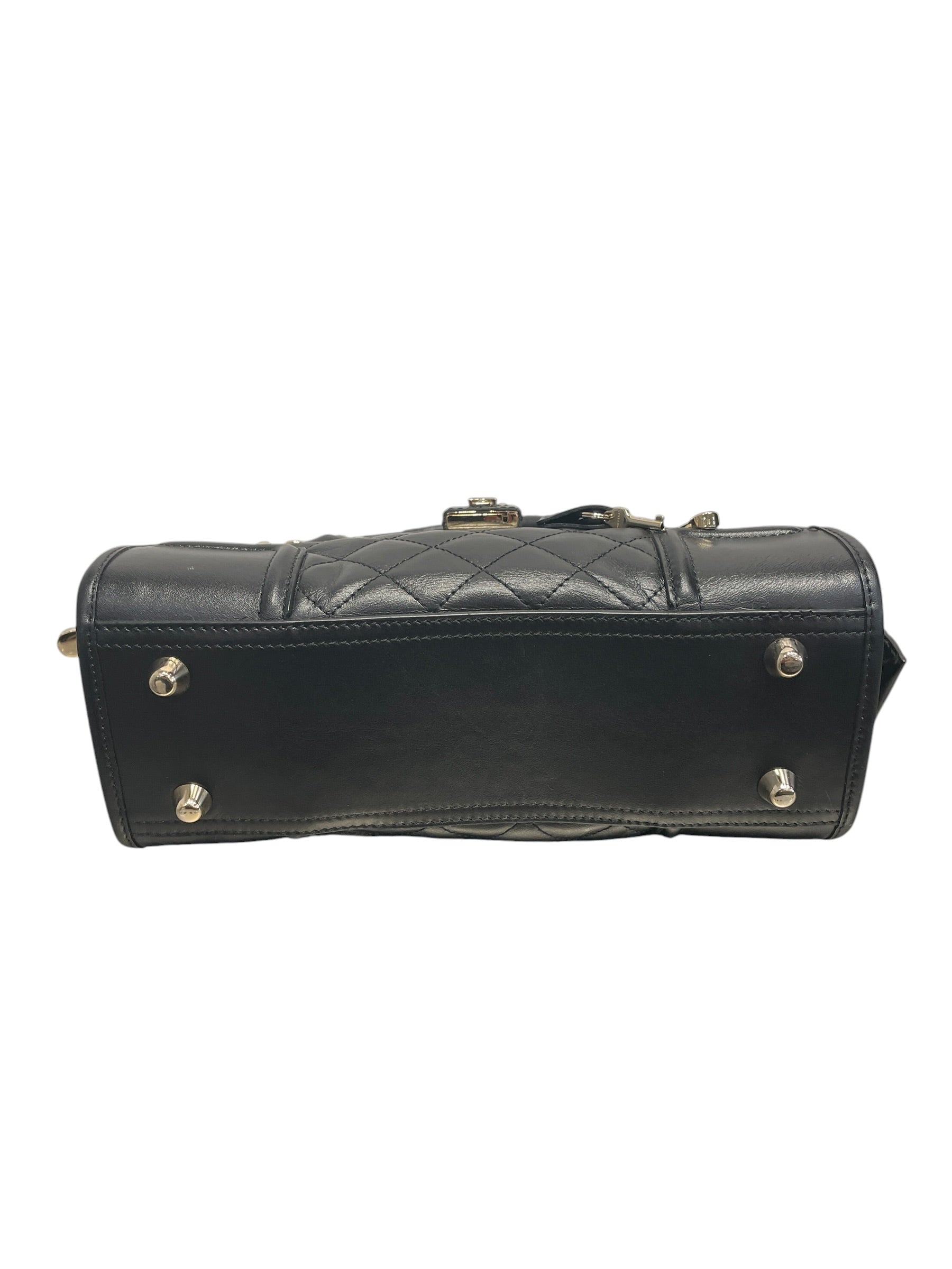BURBERRY/Bag/Leather/BLK/QUILTED MANOR view 3