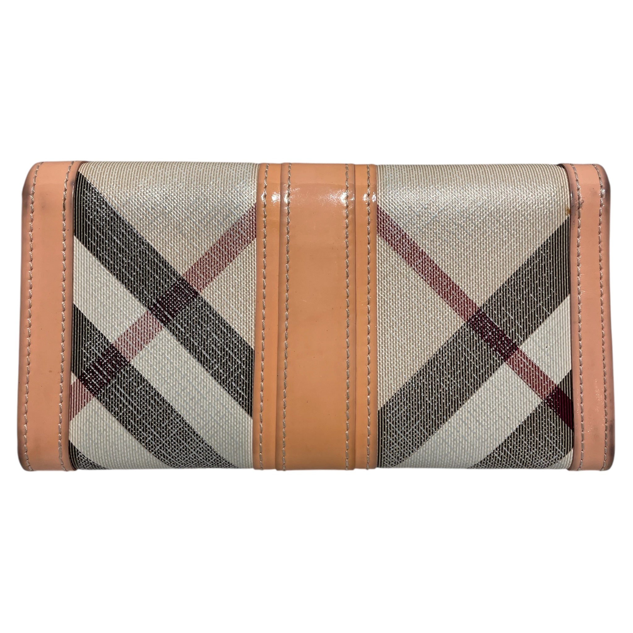 BURBERRY/Long Wallet/Gingham Check/BEG/NOVA CHECK PENROSE WALLET view 2