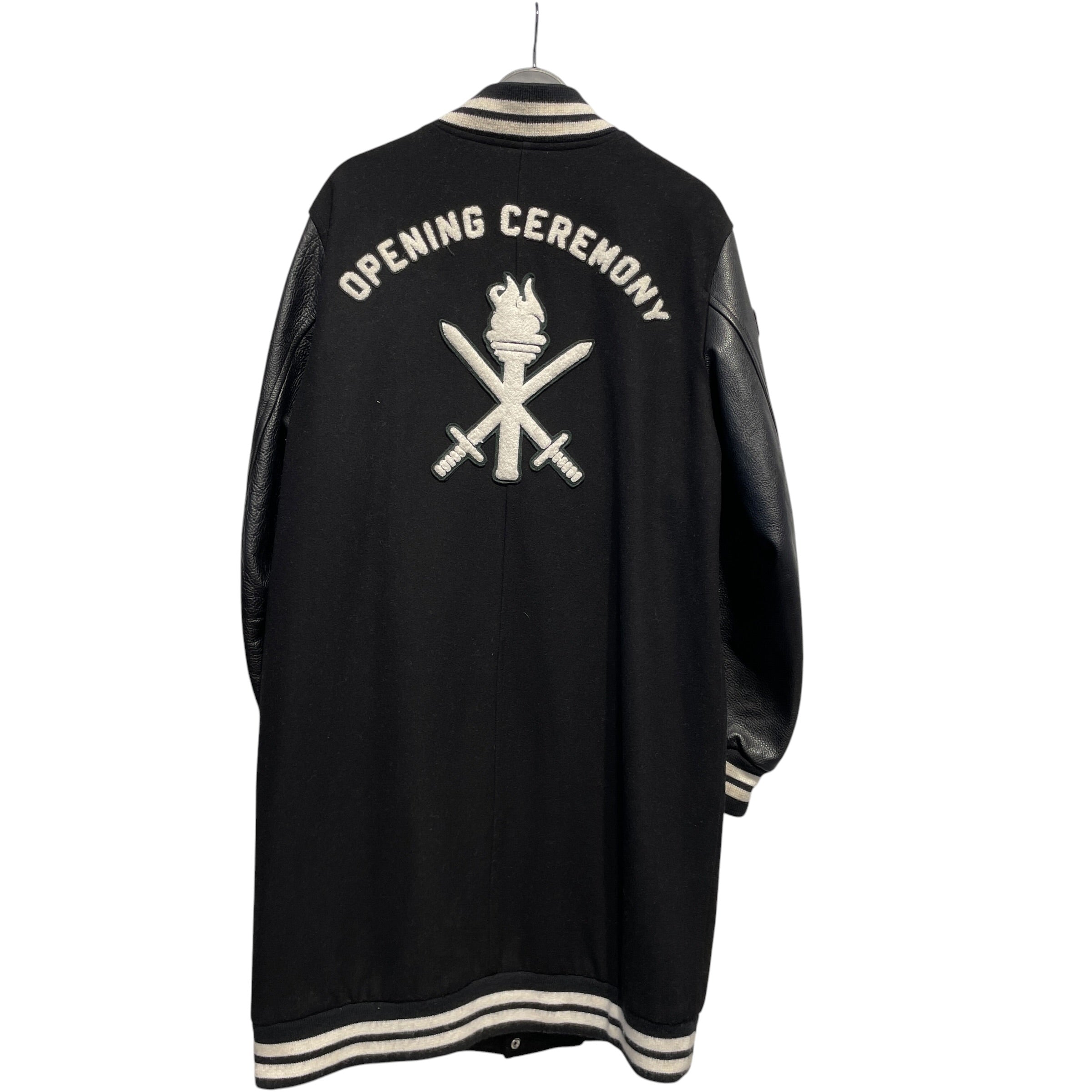 OPENING CEREMONY/Jacket/XL/Wool/BLK/LONG VARSITY JACKET view 2