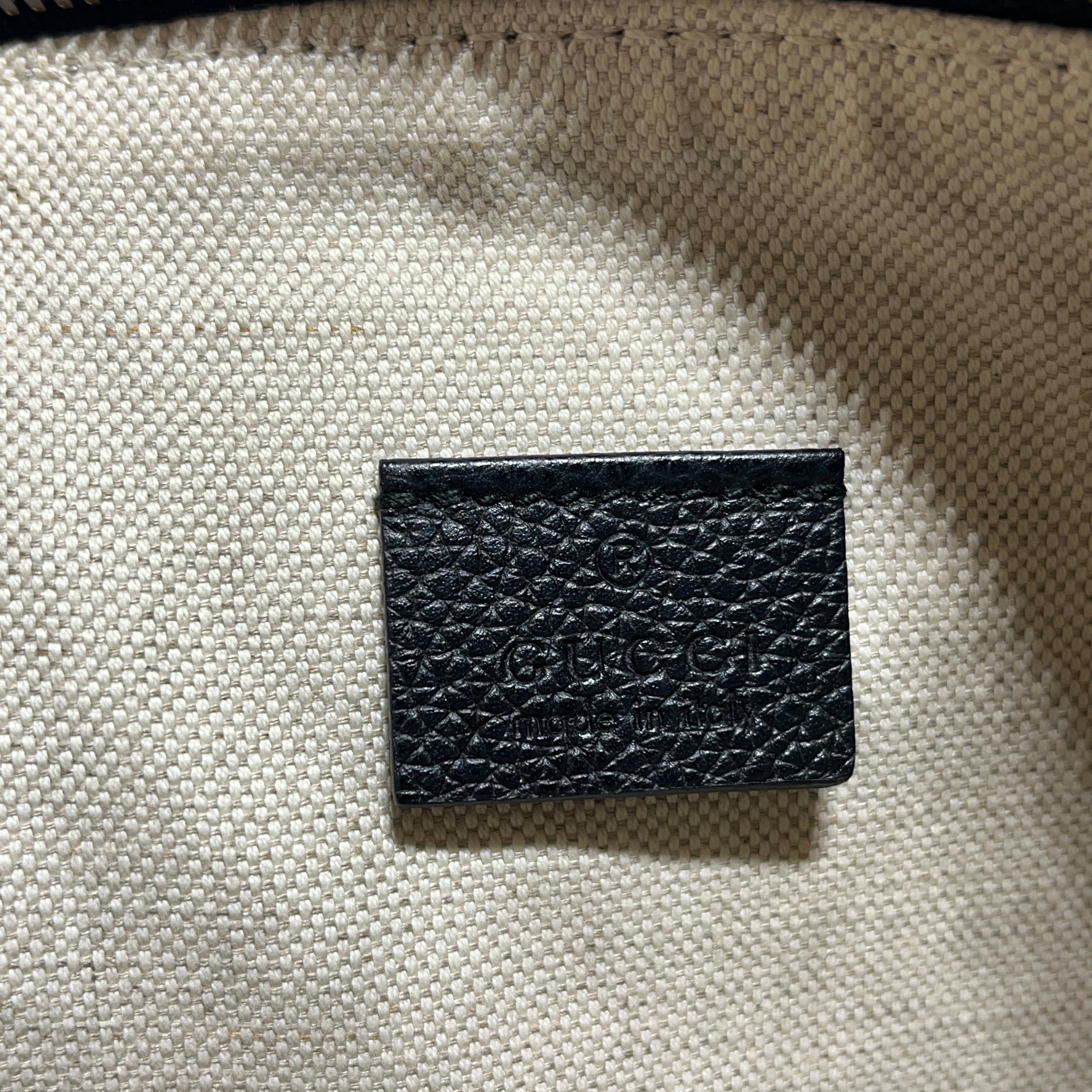 GUCCI/Pouch/Stripe/Leather/BLK/POUCH view 5