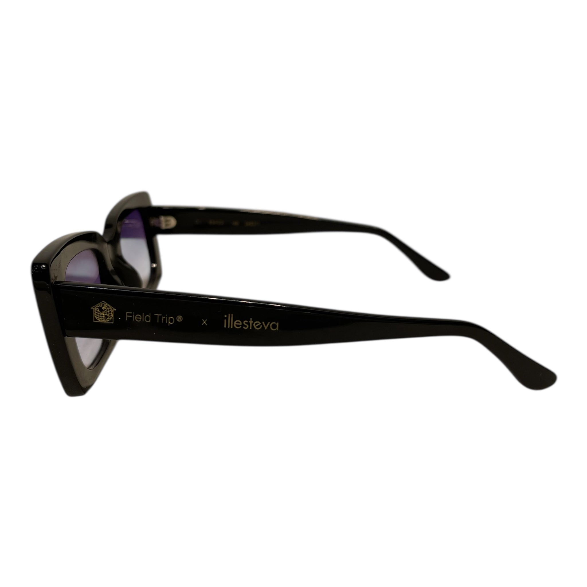 illesteva/Sunglasses/Plastic/BLK/FEILD TRIP X ILLESTEVA view 3