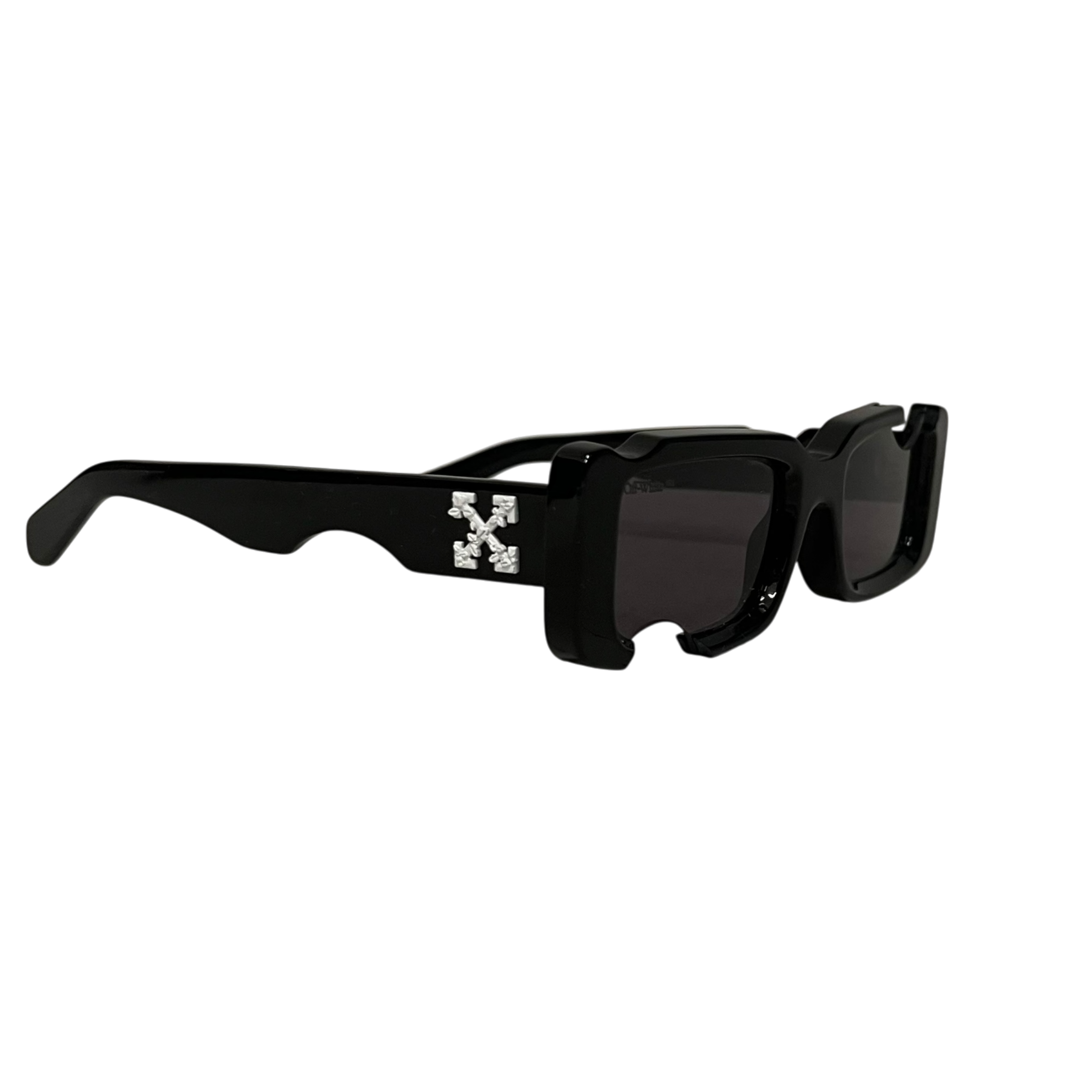 OFF-WHITE/Sunglasses/Celluloid/BLK/"caddy" glasses view 2