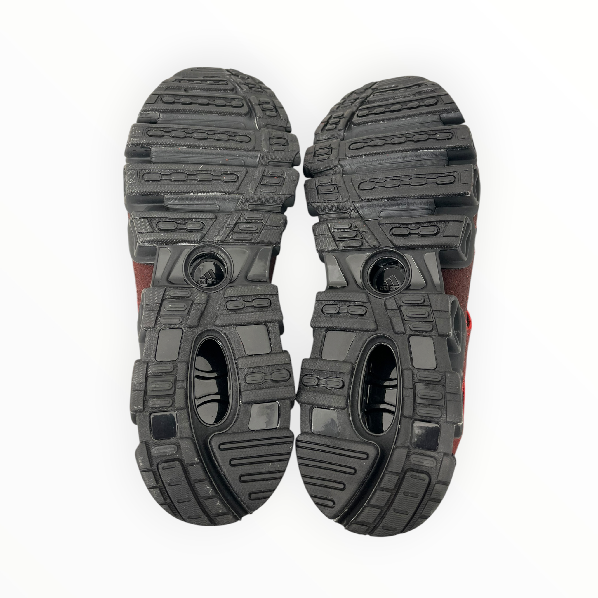 Y-3/AVAVAV/Low-Sneakers/US 8.5/Suede/RED/KH9687 AV MEGARIDE CUTOUT view 4