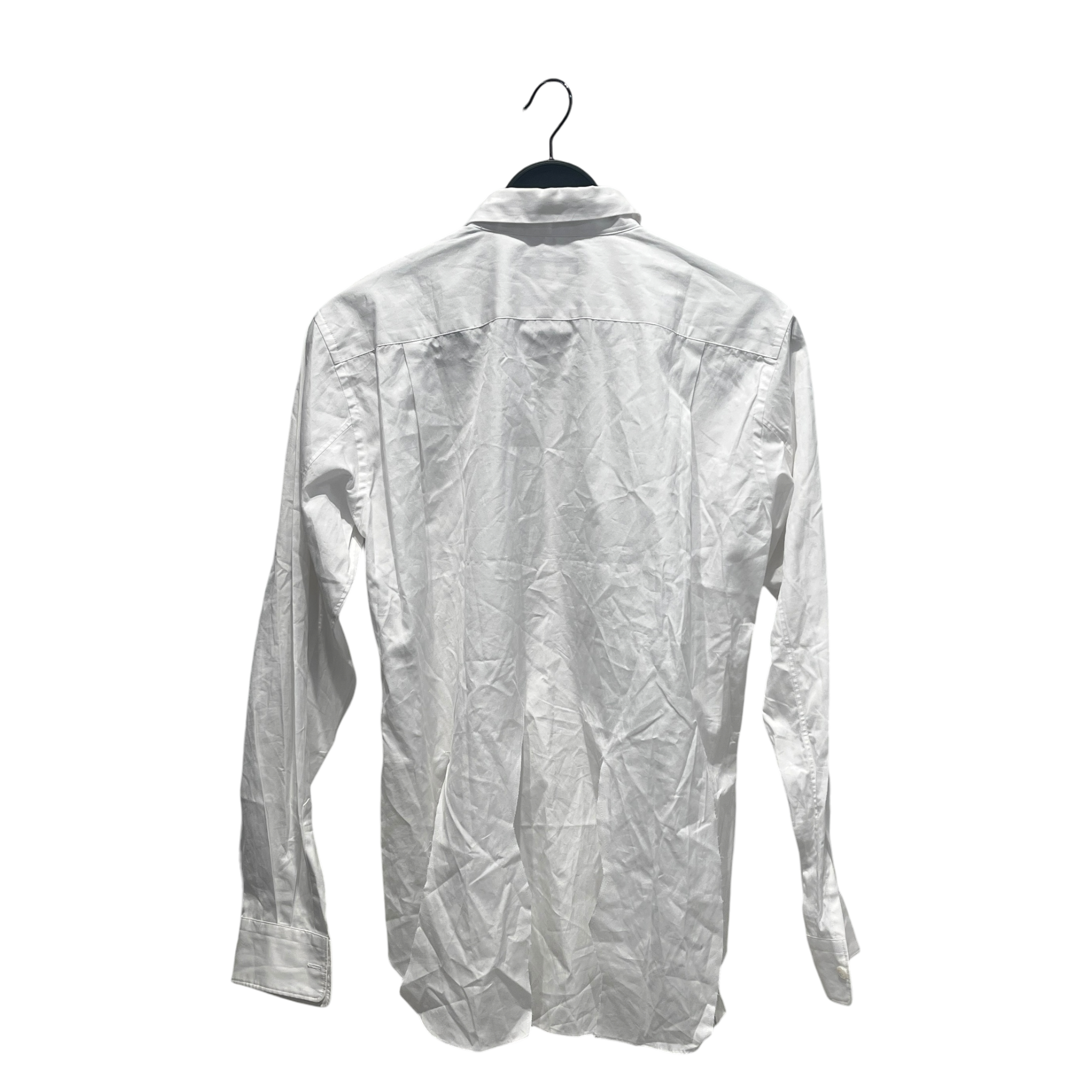COMME des GARCONS HOMME PLUS/LS Shirt/S/Cotton/WHT/DISTRESSED view 2