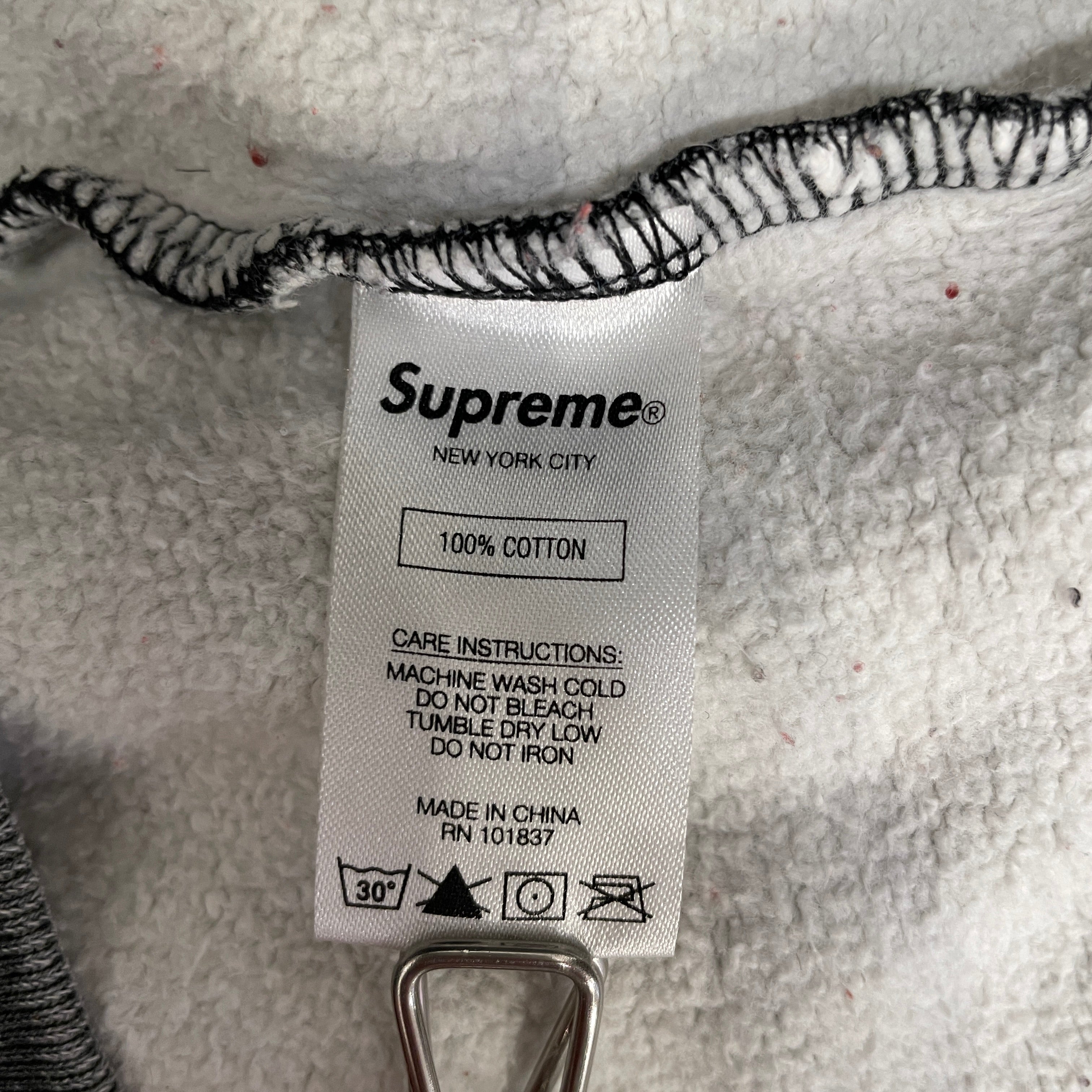 Supreme/Hoodie/L/All Over Print/Cotton/BLK/PIERCING GRAPHIC ALL OVER view 4