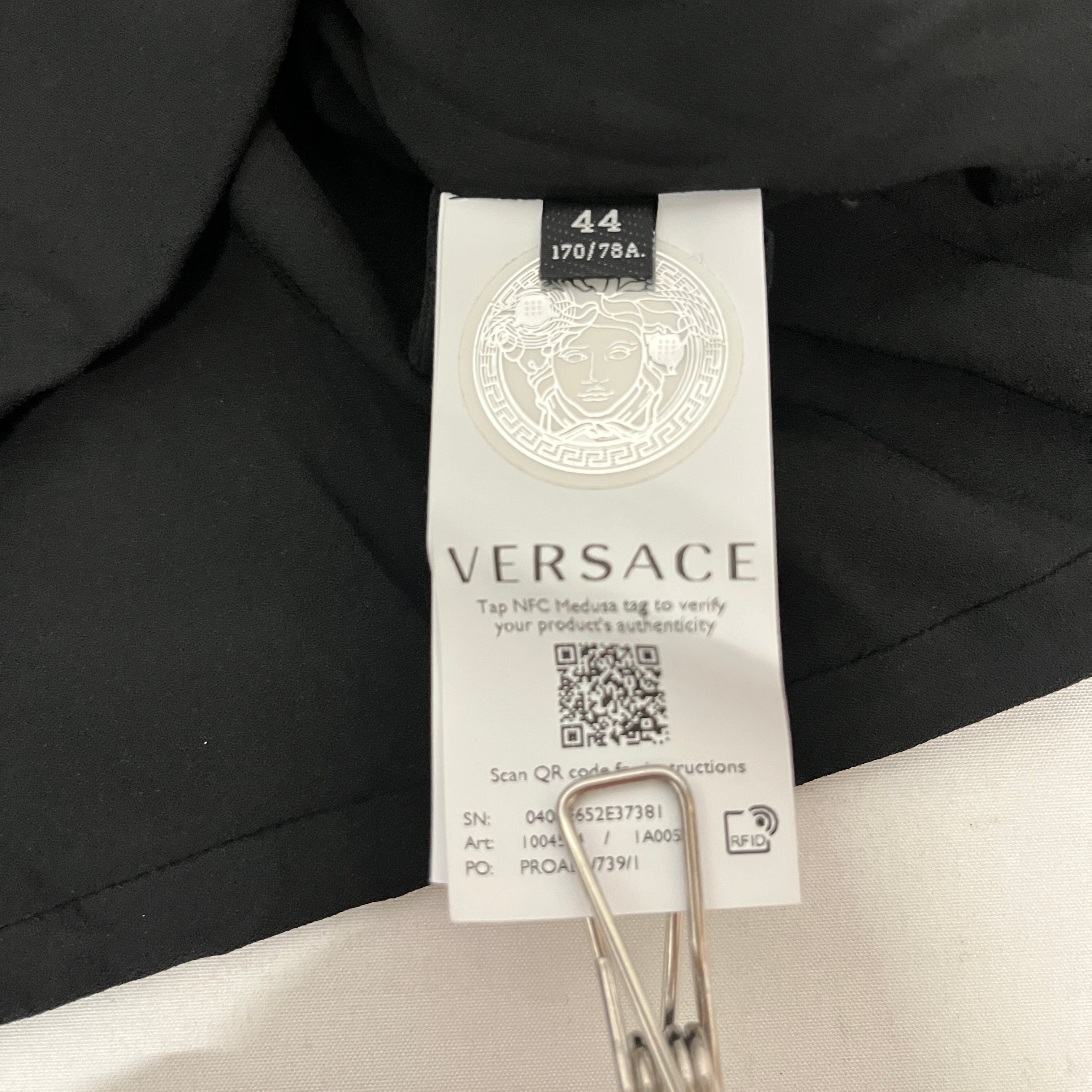 VERSACE/FENDI/SL Dress/44/Rayon/BLK/SCRUNCH DRESS BNWT view 4