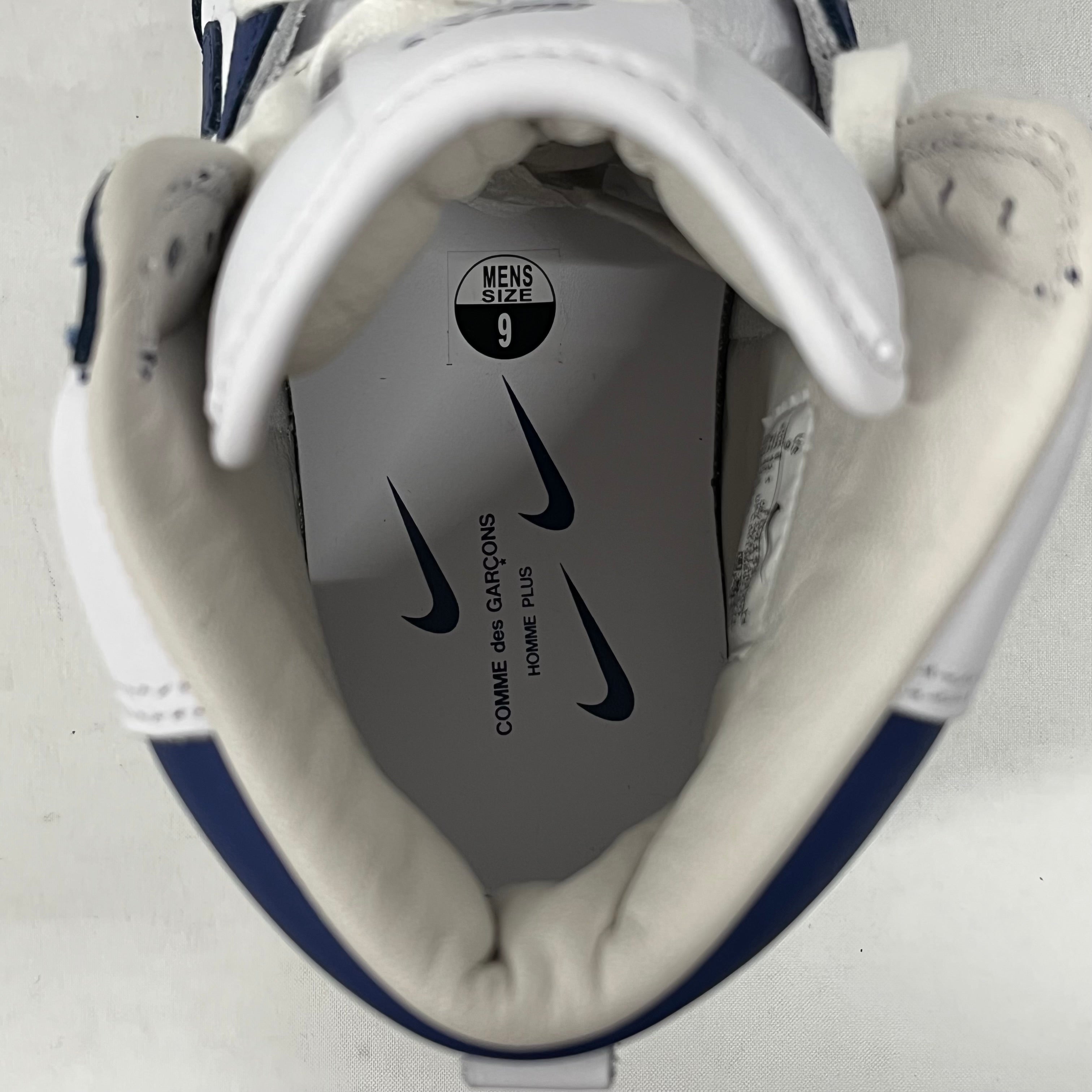 NIKE/COMME des GARCONS HOMME PLUS/Hi-Sneakers/US 9/Leather/WHT/FD4159-100 view 3