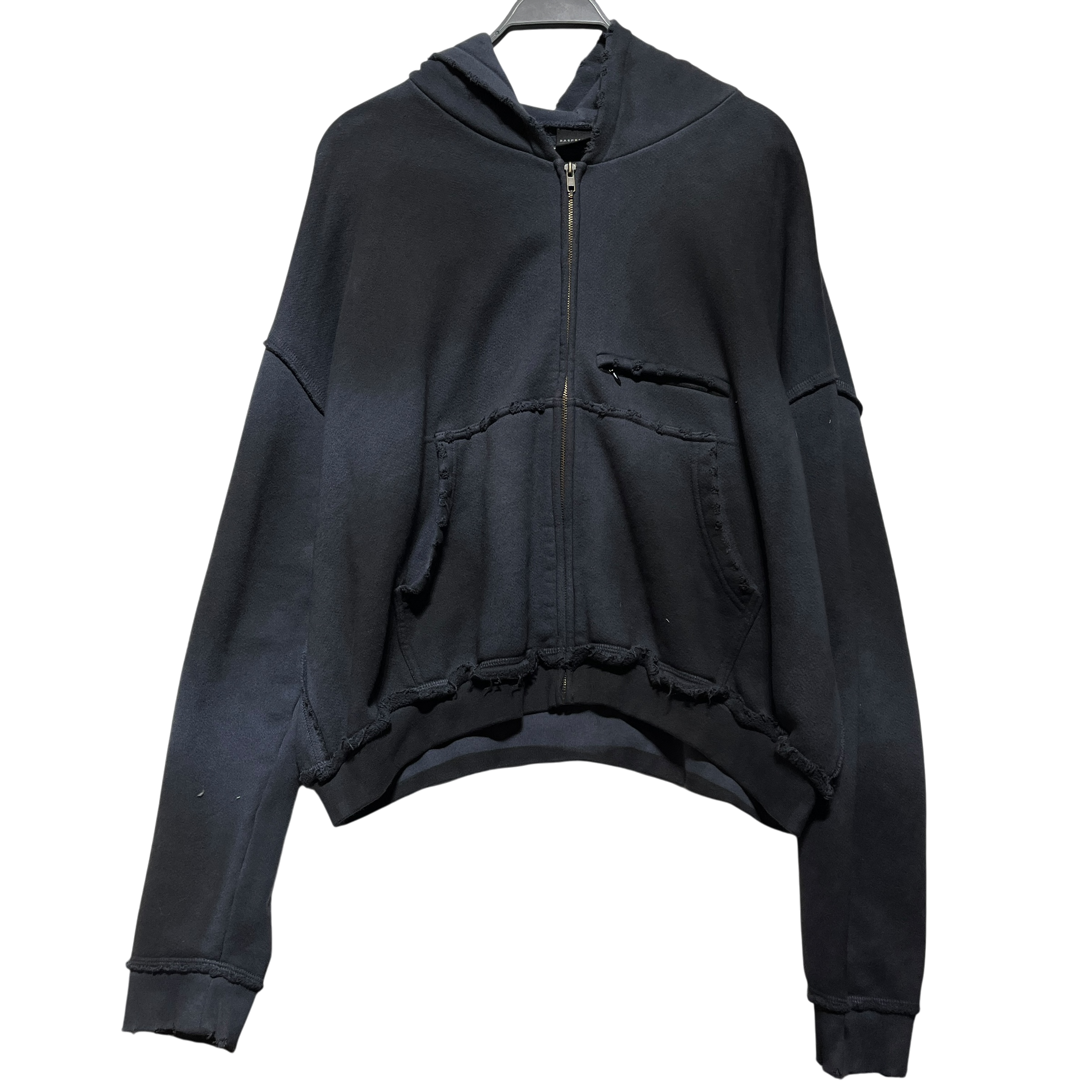 Raspberry Hills/Zip Up Hoodie/Cotton/IDG/acid wash zip view 1