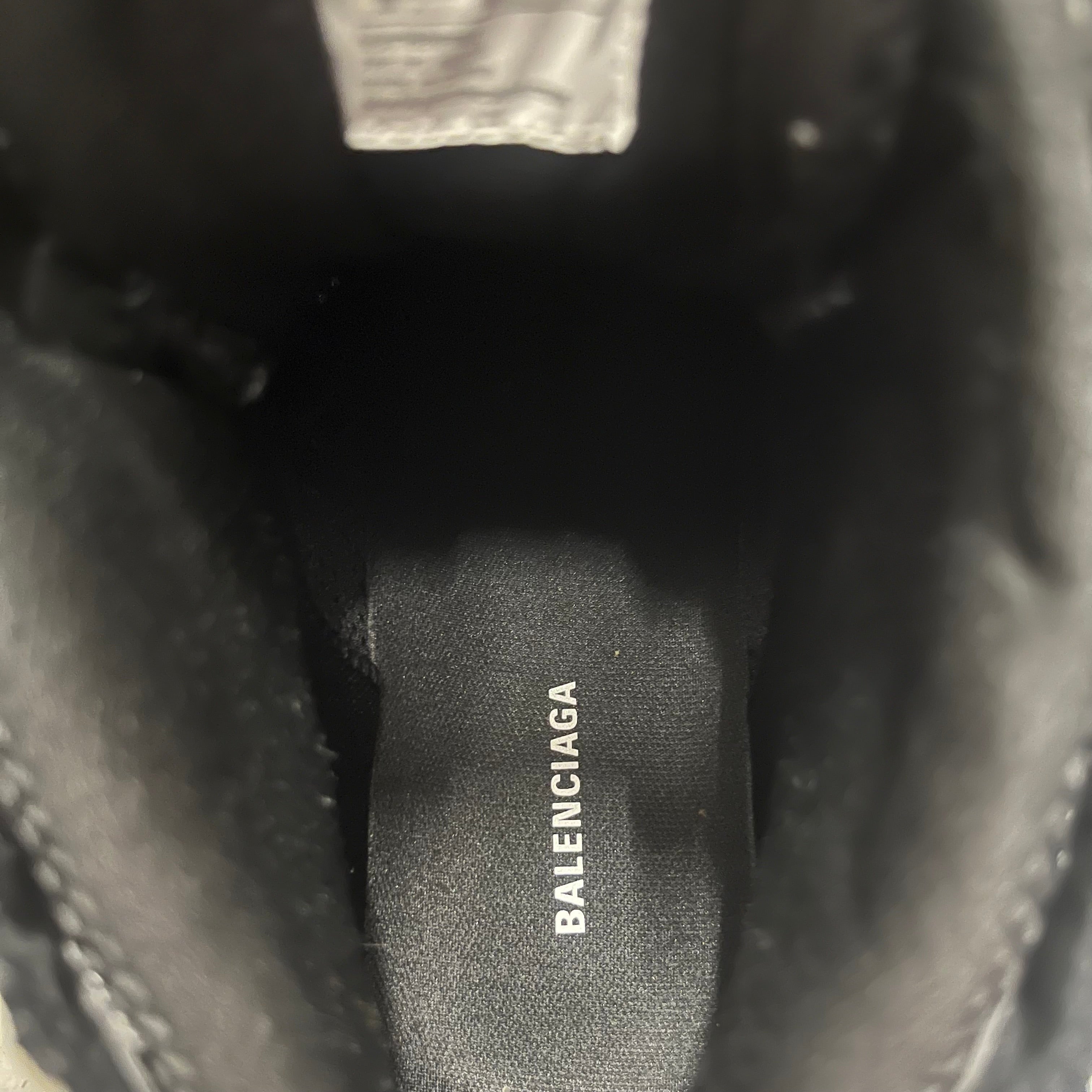 BALENCIAGA/Hi-Sneakers/US 11/WHT/runner high view 3