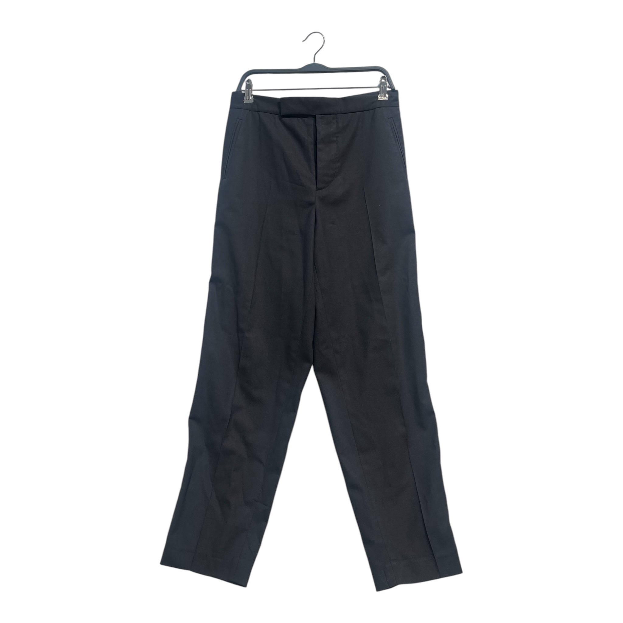 MARNI/Slacks/M/Cotton/BLK/white leg stripe view 1