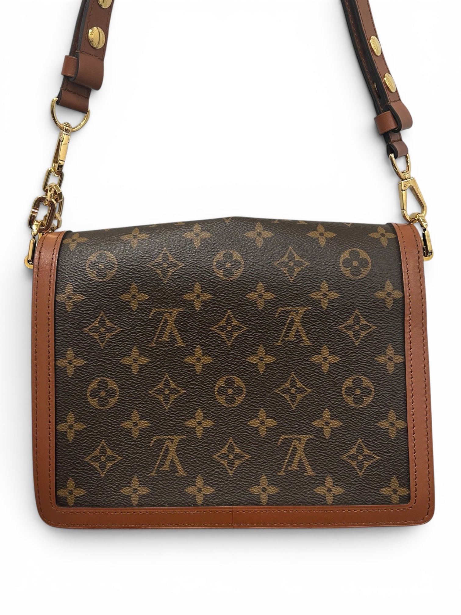 LOUIS VUITTON/Bag/Leather/BRW/reverse dauphine view 2
