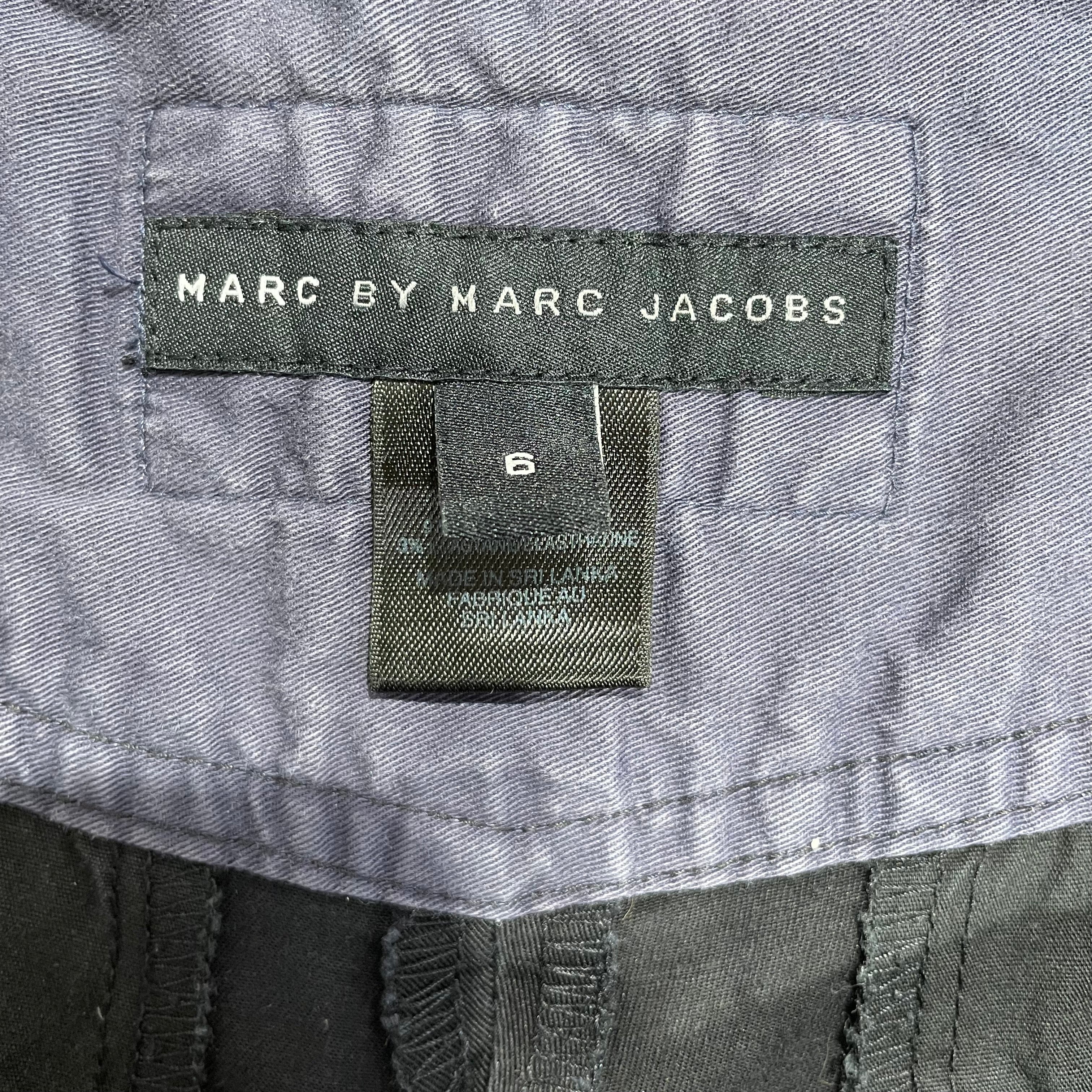 MARC BY MARC JACOBS/Shorts/6/Cotton/NVY/dw string pockets view 4