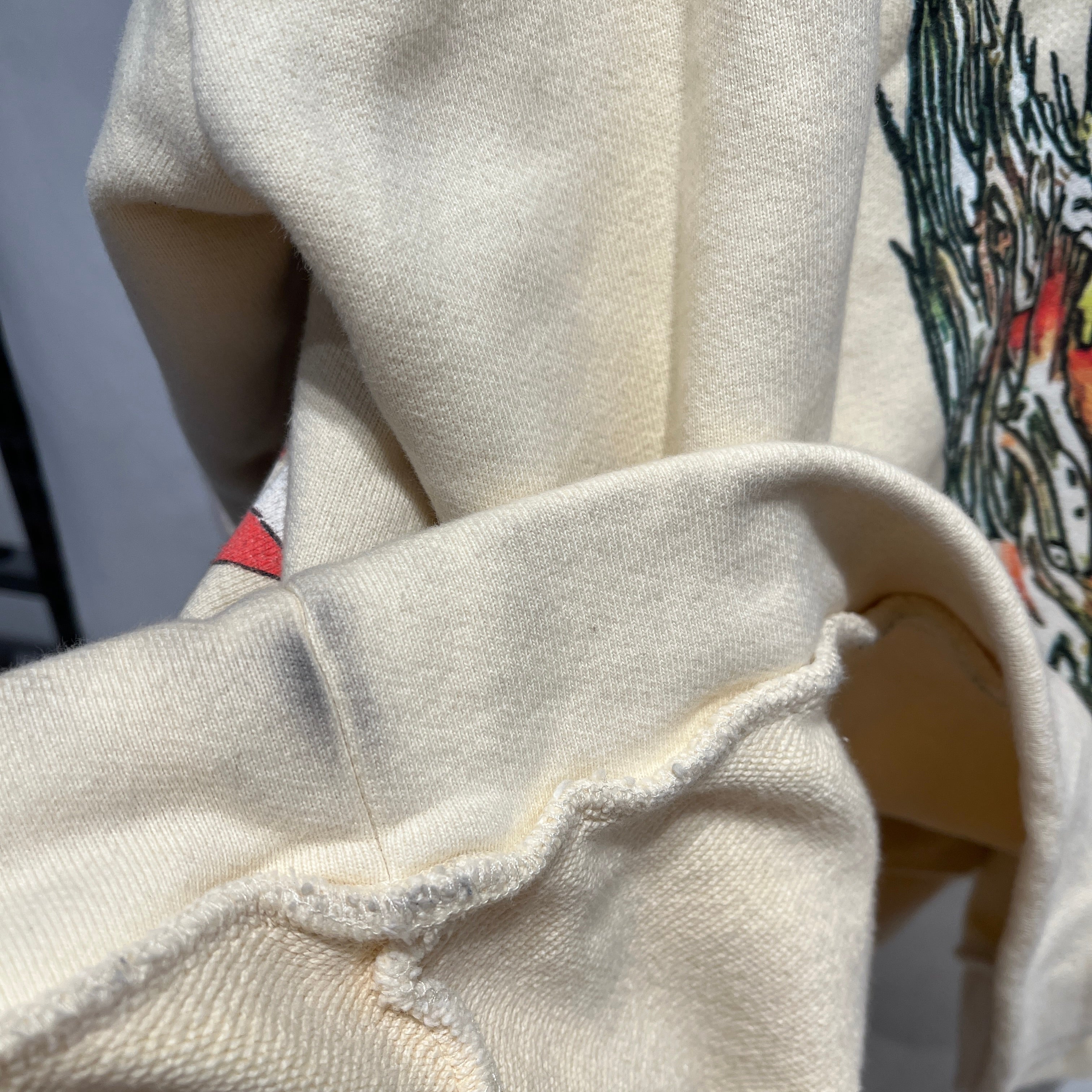 WHO DECIDES WAR/Zip Up Hoodie/L/Cotton/CRM/Engulfed Memories Hoodie view 6
