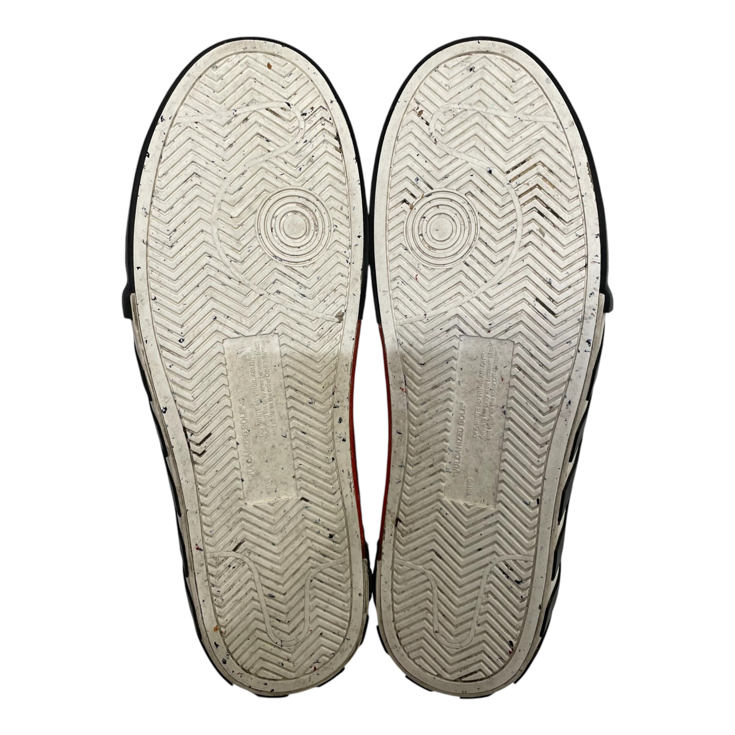 OFF-WHITE/Low-Sneakers/EU 46/WHT/vulcanized canvas low top view 7