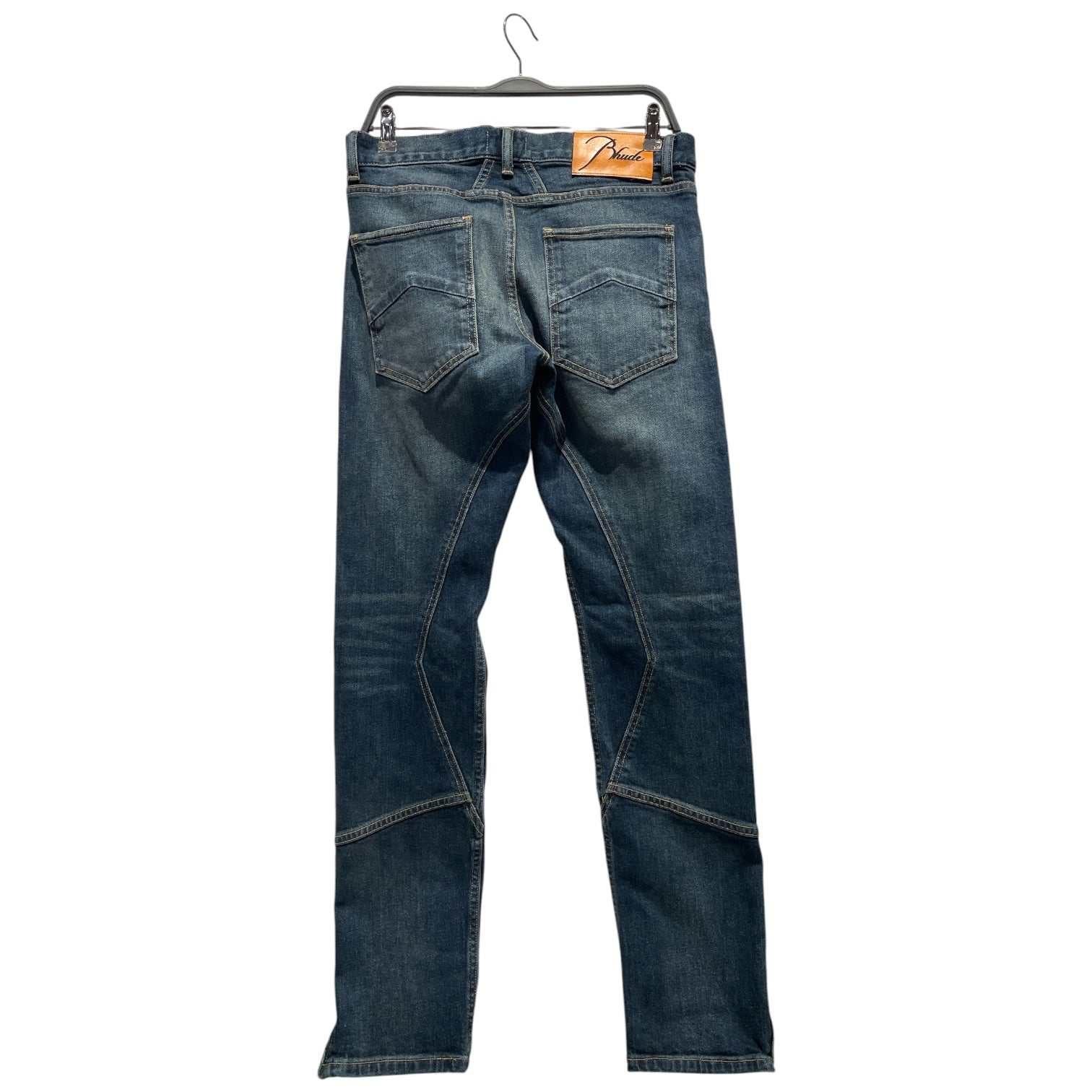 RHUDE/Straight Pants/31/Cotton/BLU/Blue Rhoadster Jeans view 2