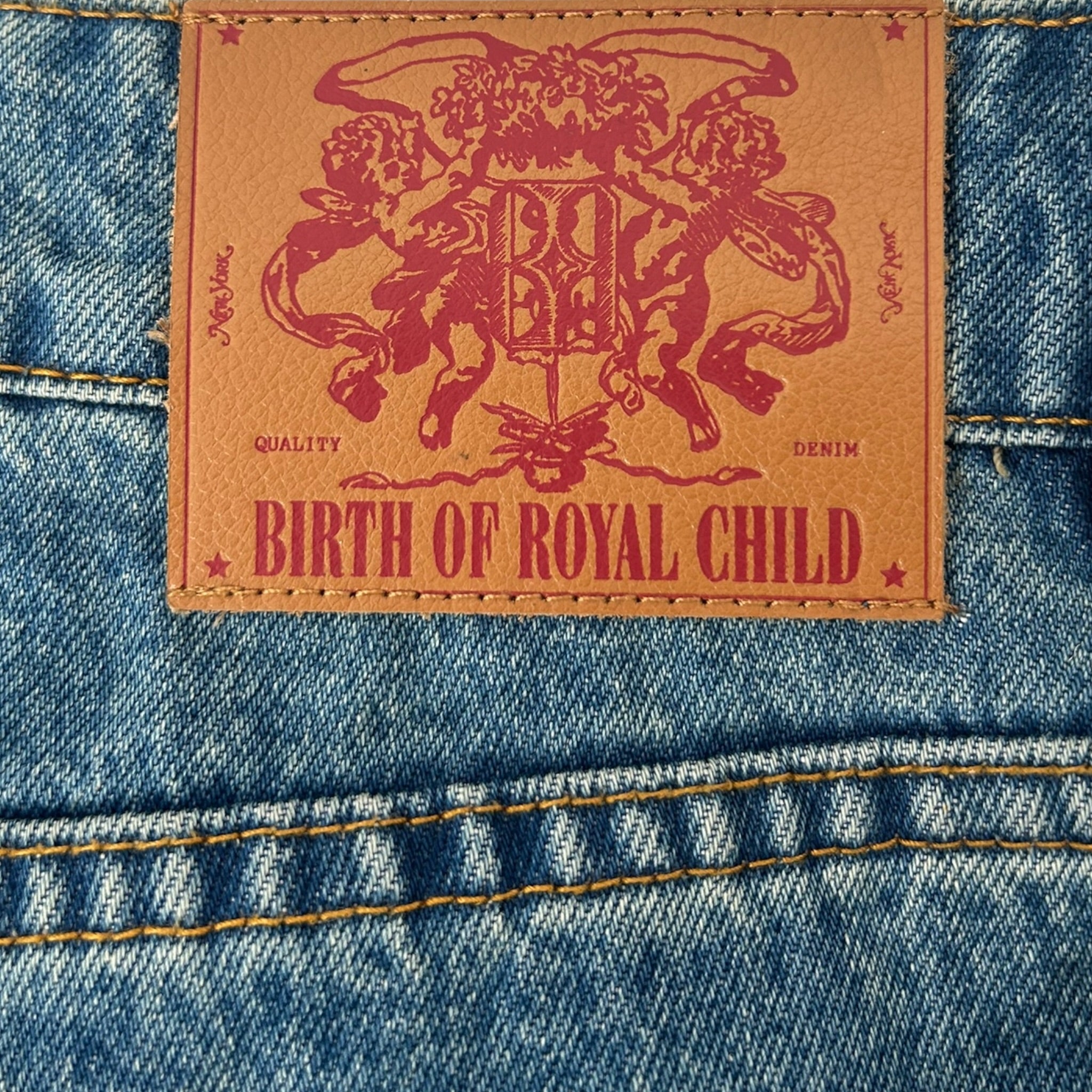 Birth Of Royal Child/Straight Pants/M/Cotton/BLU/CHANEL PATTERN ON THE PPOCKET view 7