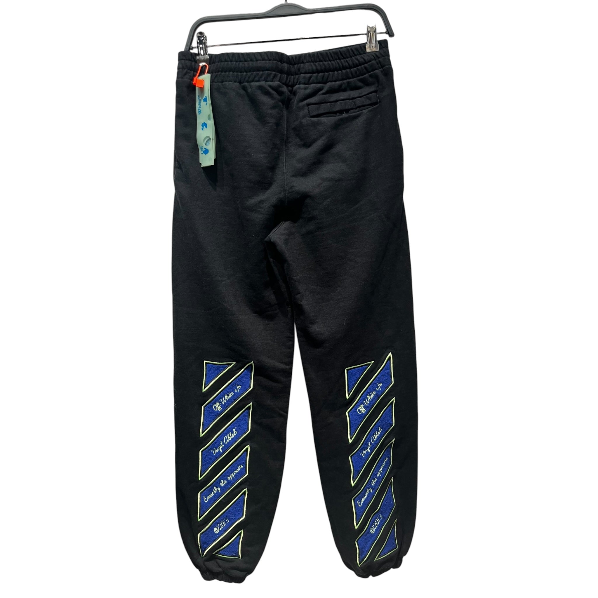 OFF-WHITE/Pants/M/Cotton/BLK/Embroidered VARS Joggers view 2
