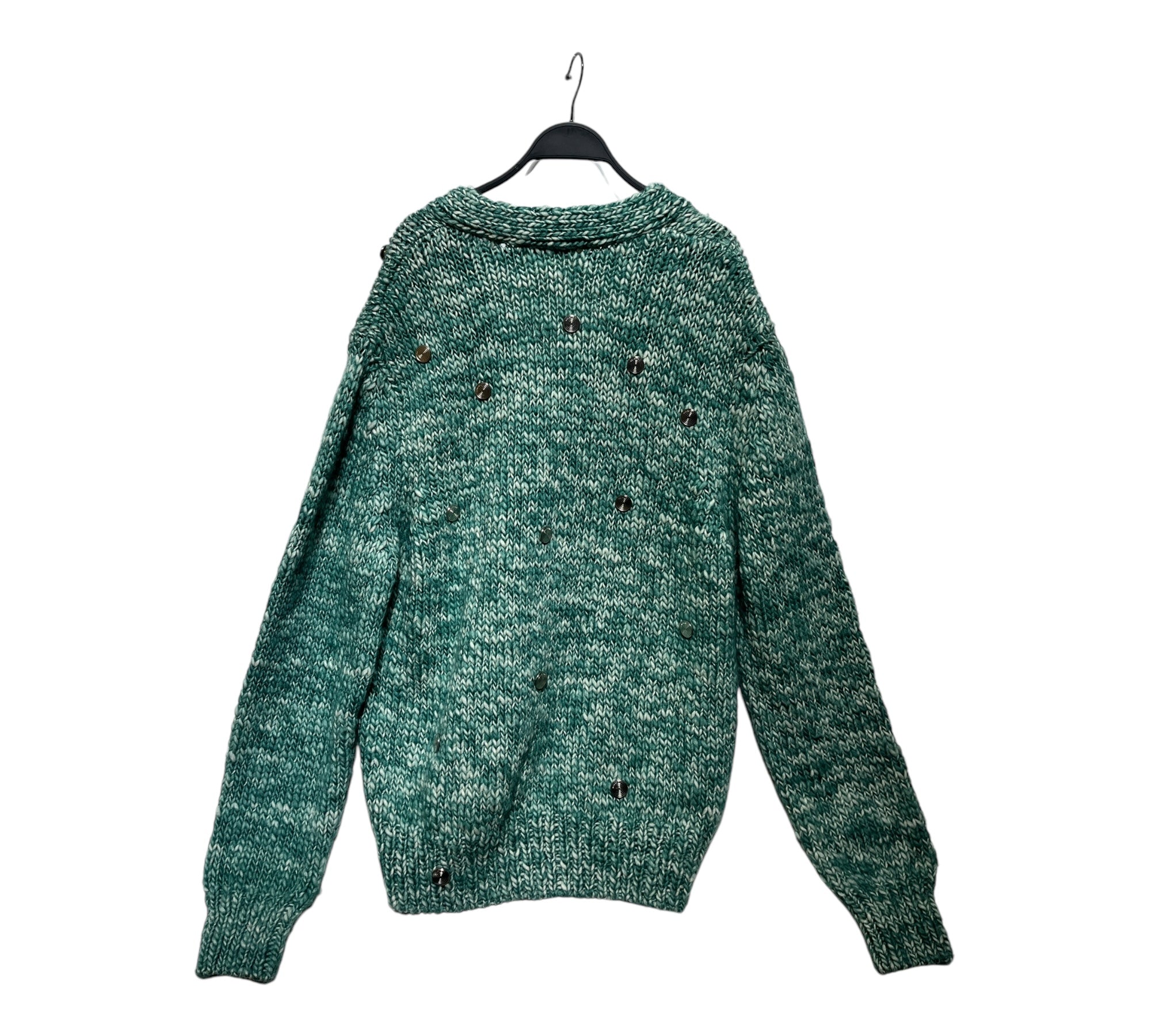 NAMACHEKO/Cardigan/L/Wool/GRN/ view 2