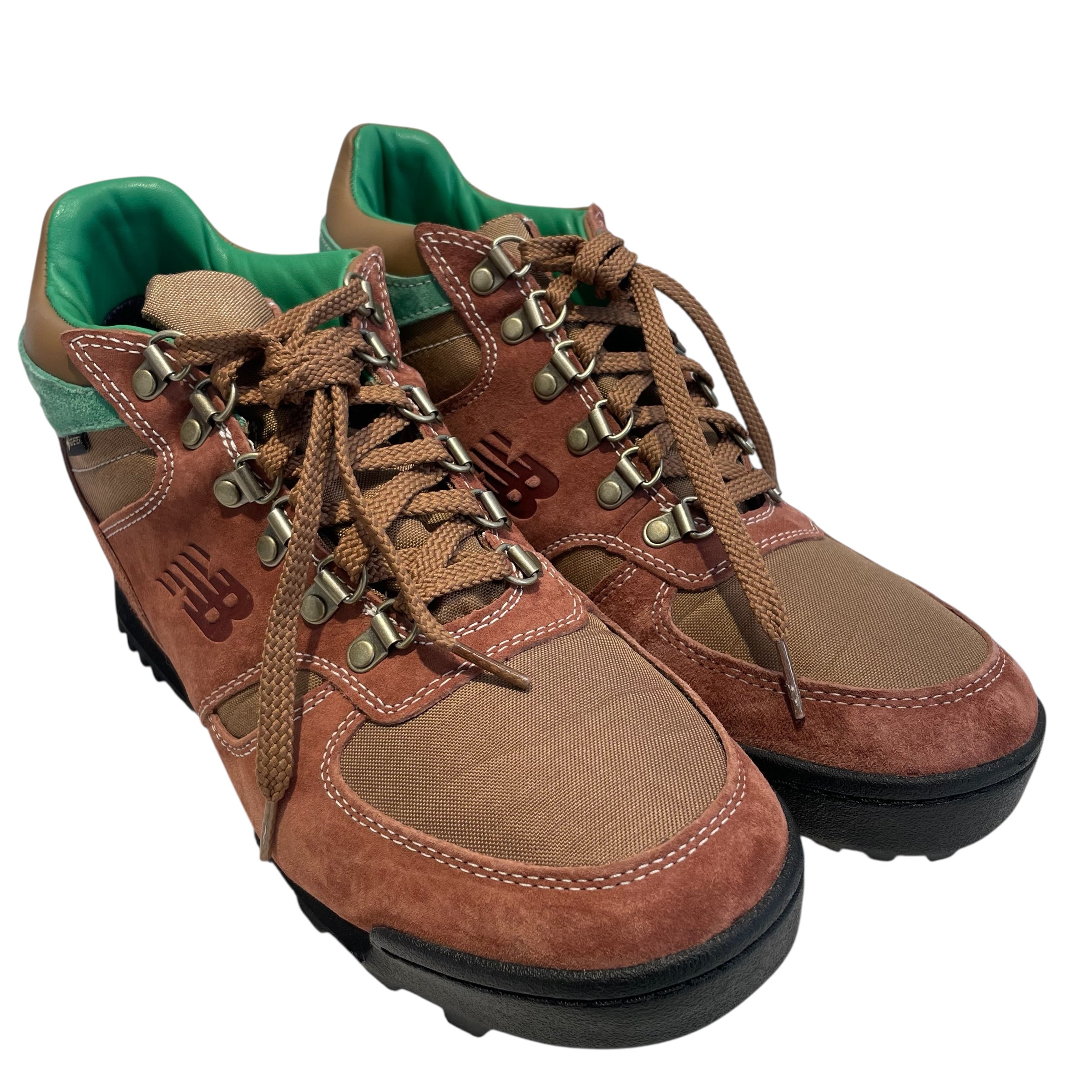 AIME LEON DORE/NEW BALANCE/Boots/US 10.5/Suede/BRW/grn/blk sole view 1