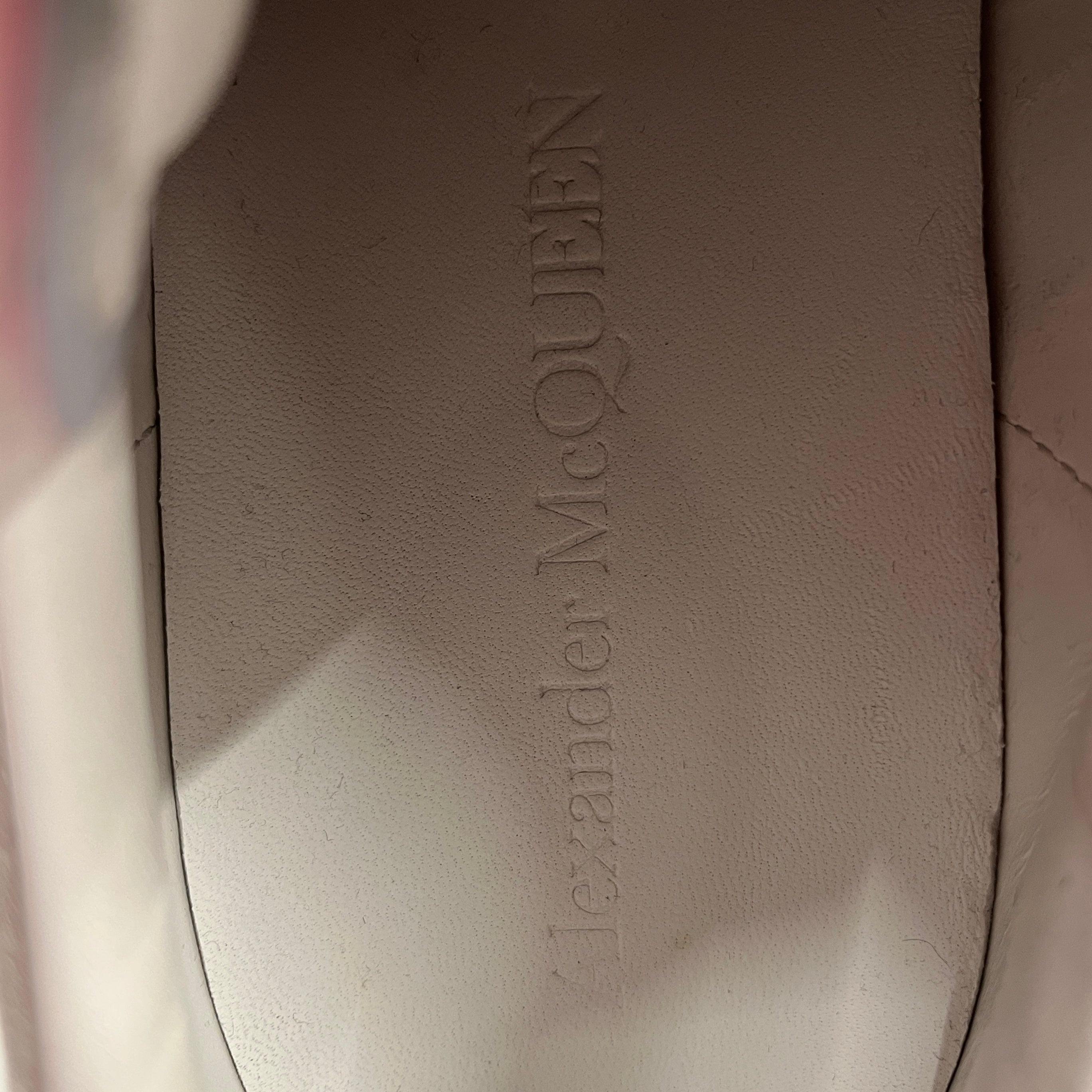 Alexander McQueen/Low-Sneakers/EU 40/Leather/PNK/DIP DYE view 3
