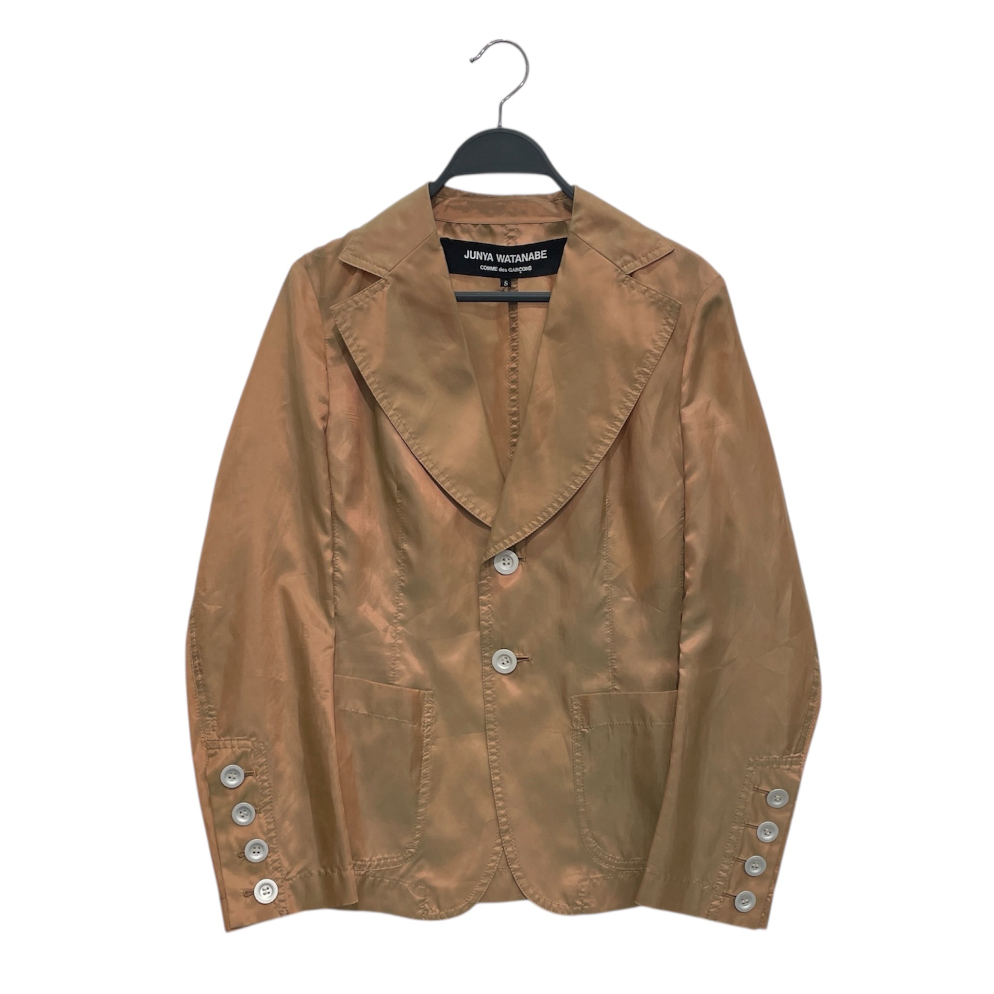 JUNYA WATANABE COMME des GARCONS/Windbreaker/S/Polyester/CML/IRIDESENT / WHITE BUTTONS view 1