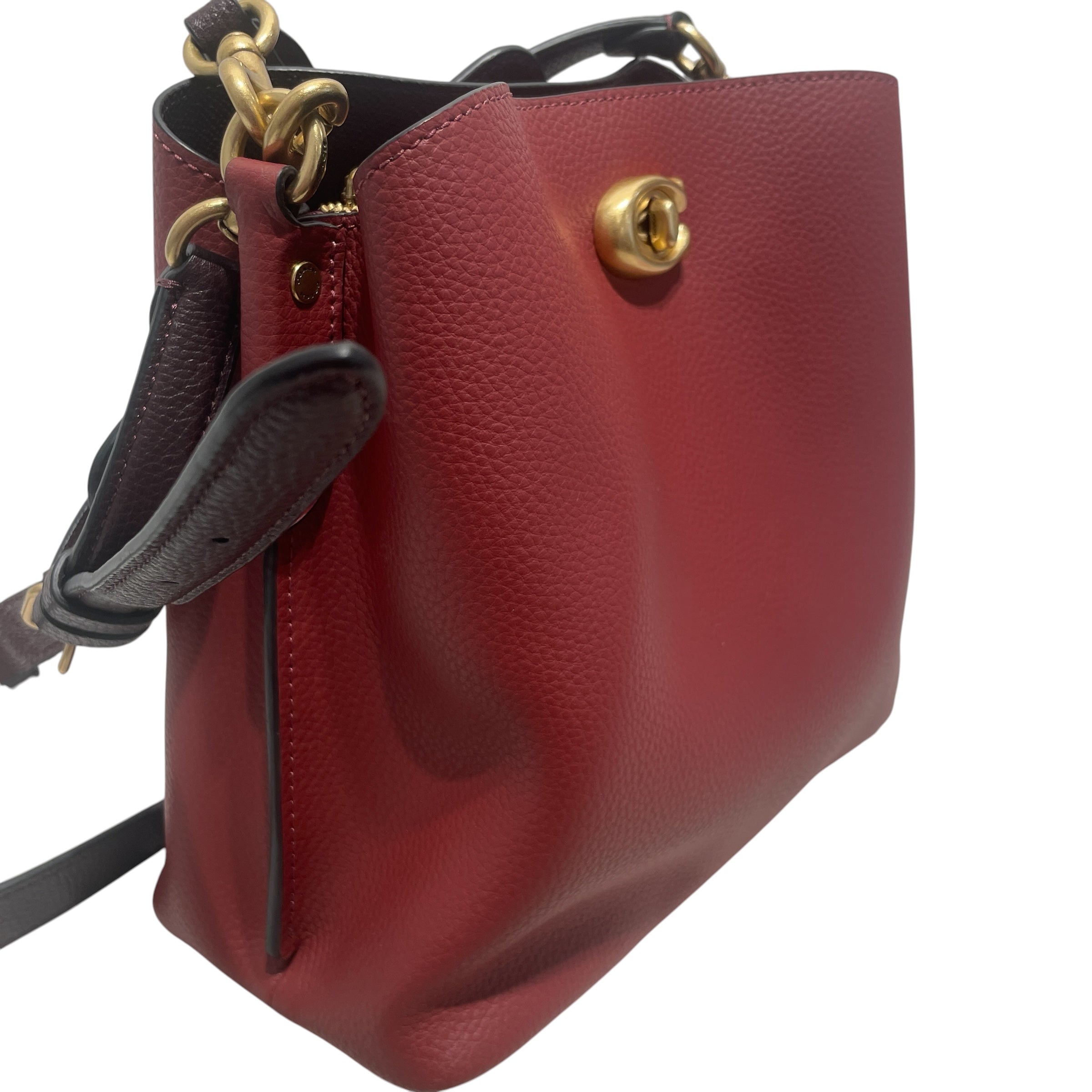COACH/Cross Body Bag/Leather/BRD/pebble view 6