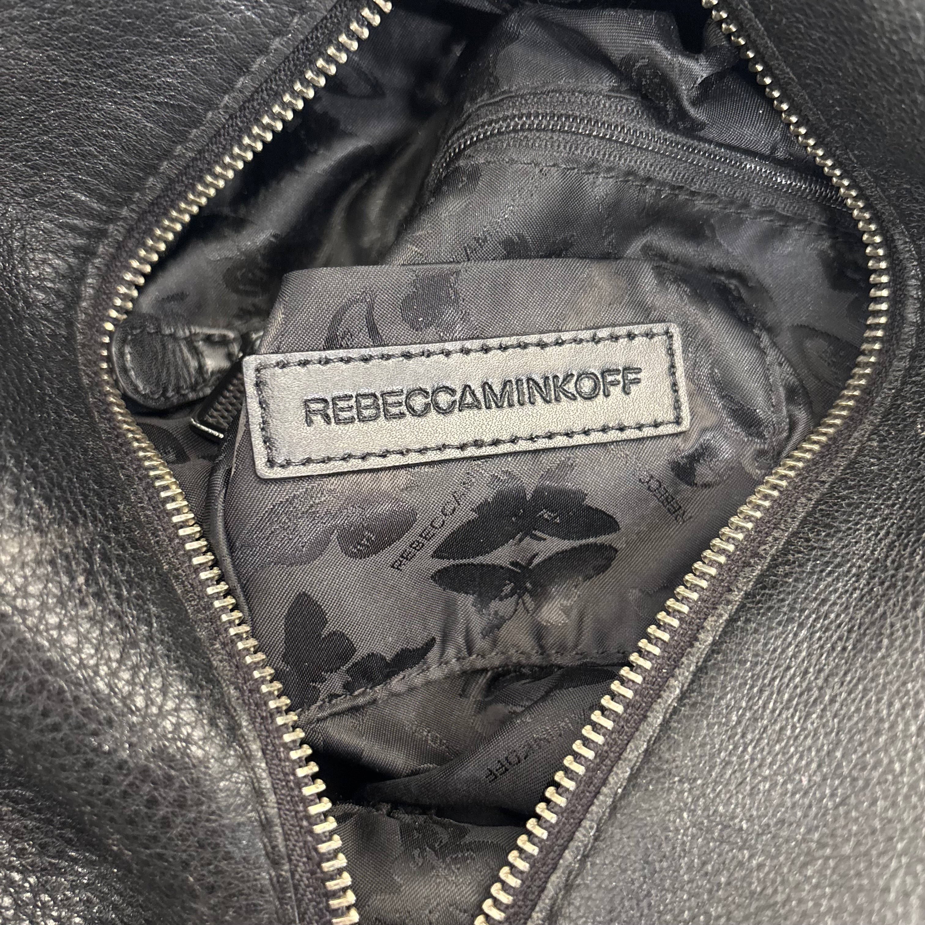 REBECCA MINKOFF/Backpack/Leather/BLK/ view 3