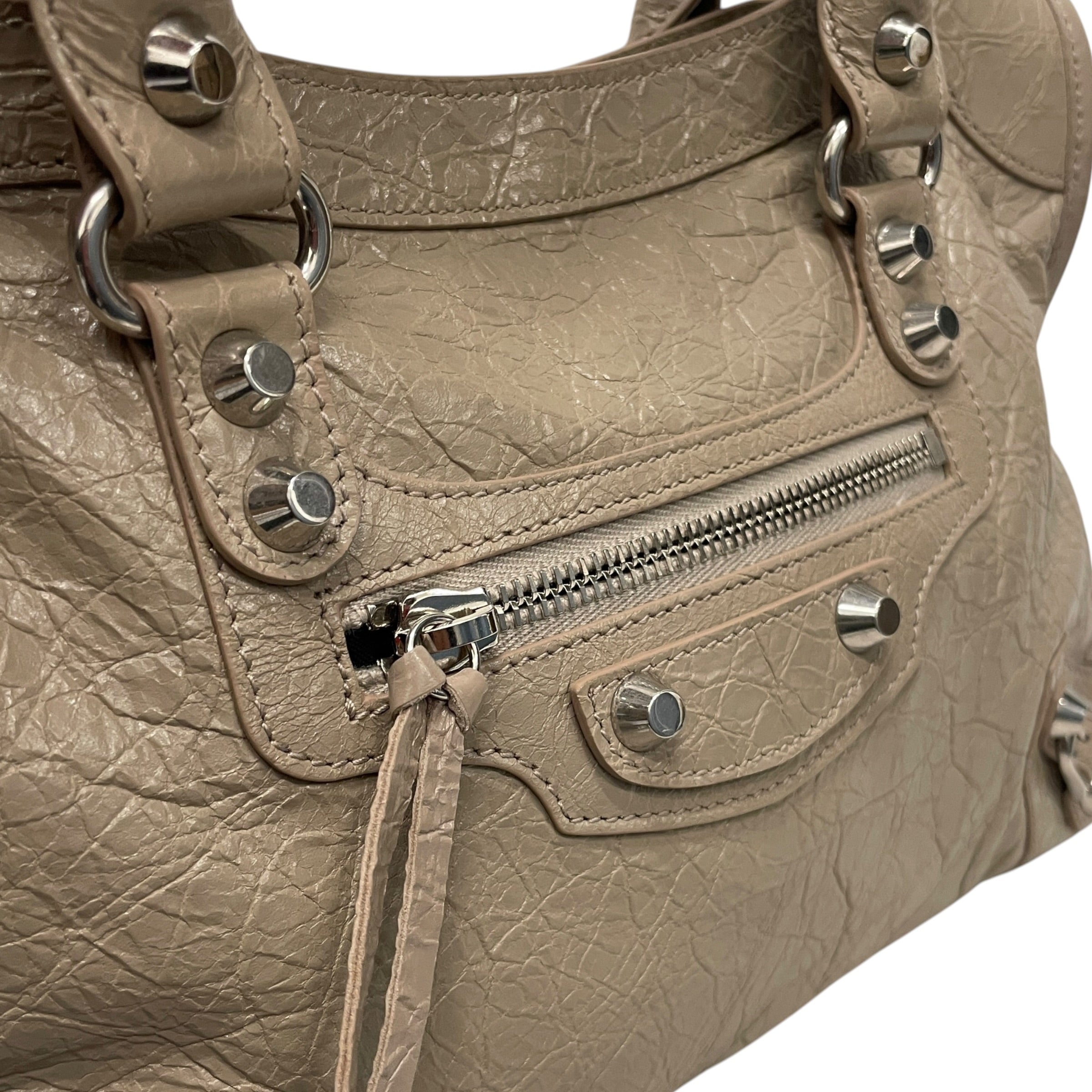 BALENCIAGA/Hand Bag/Leather/BEG/LE CITY SMALL/BRAND NEW view 6