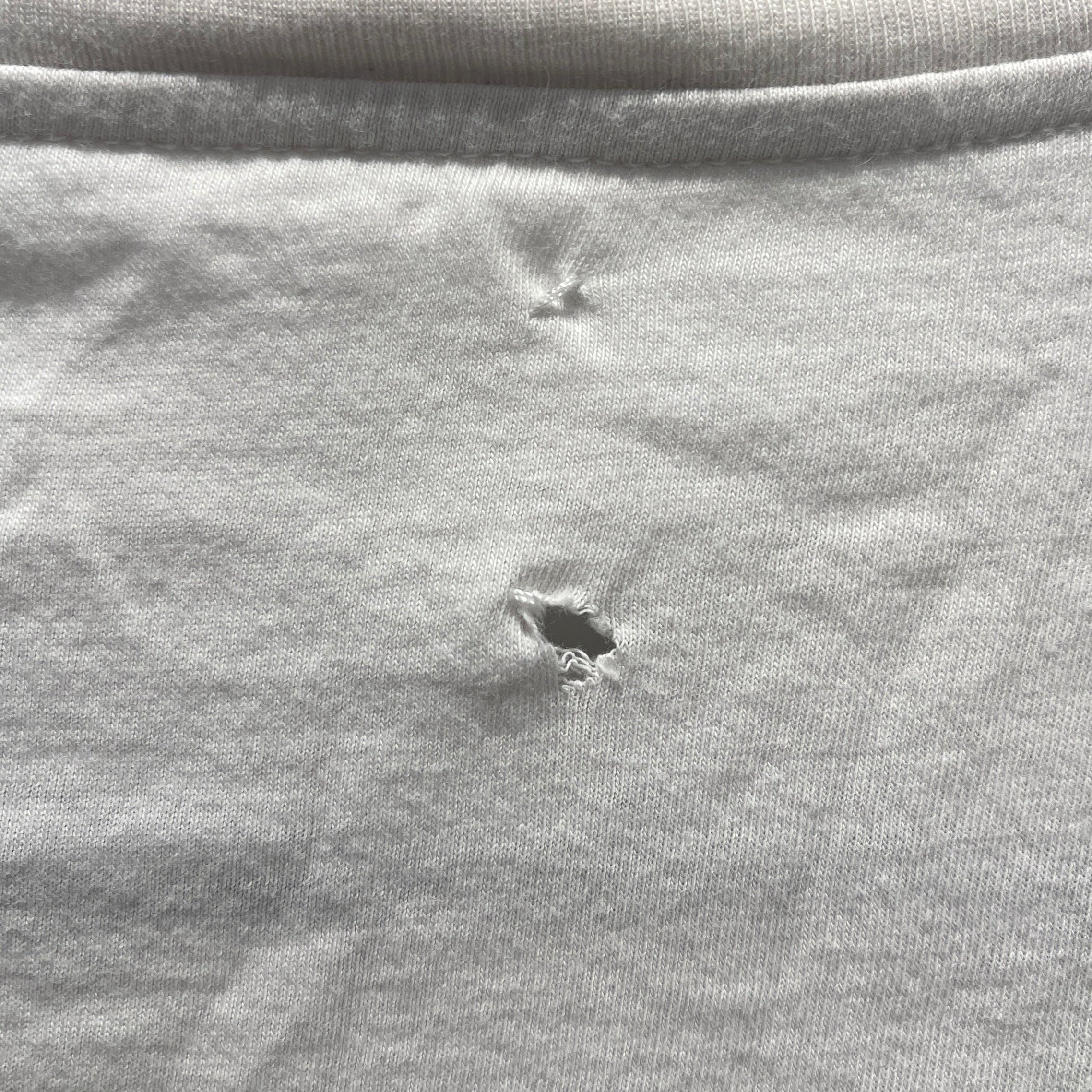 Maison Margiela/T-Shirt/48/Cotton/WHT/VIVEZ BIE RED PATCHWORK TEE view 6