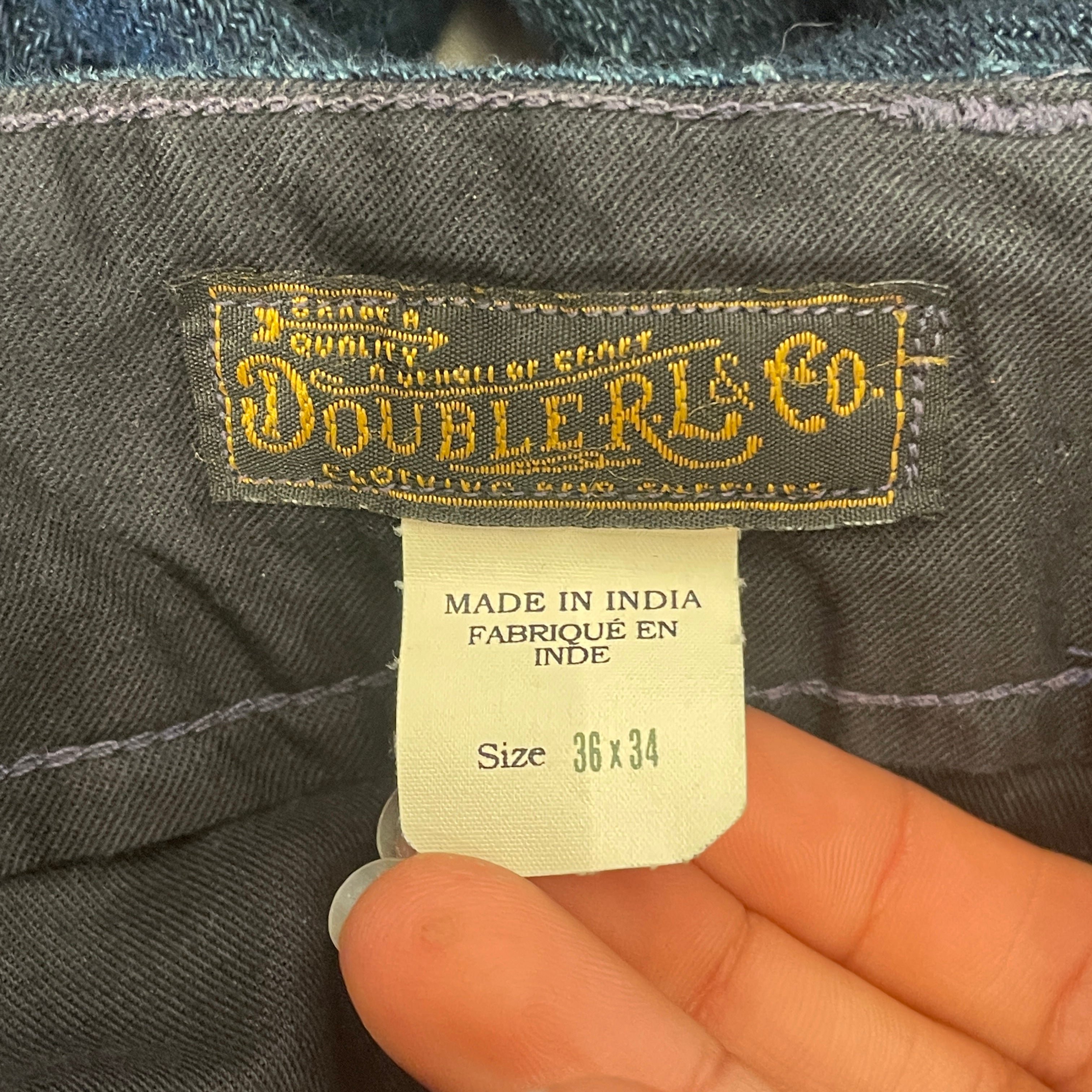 RRL/Pants/36/Cotton/BLU/COOL DETAIL ON BACK view 3