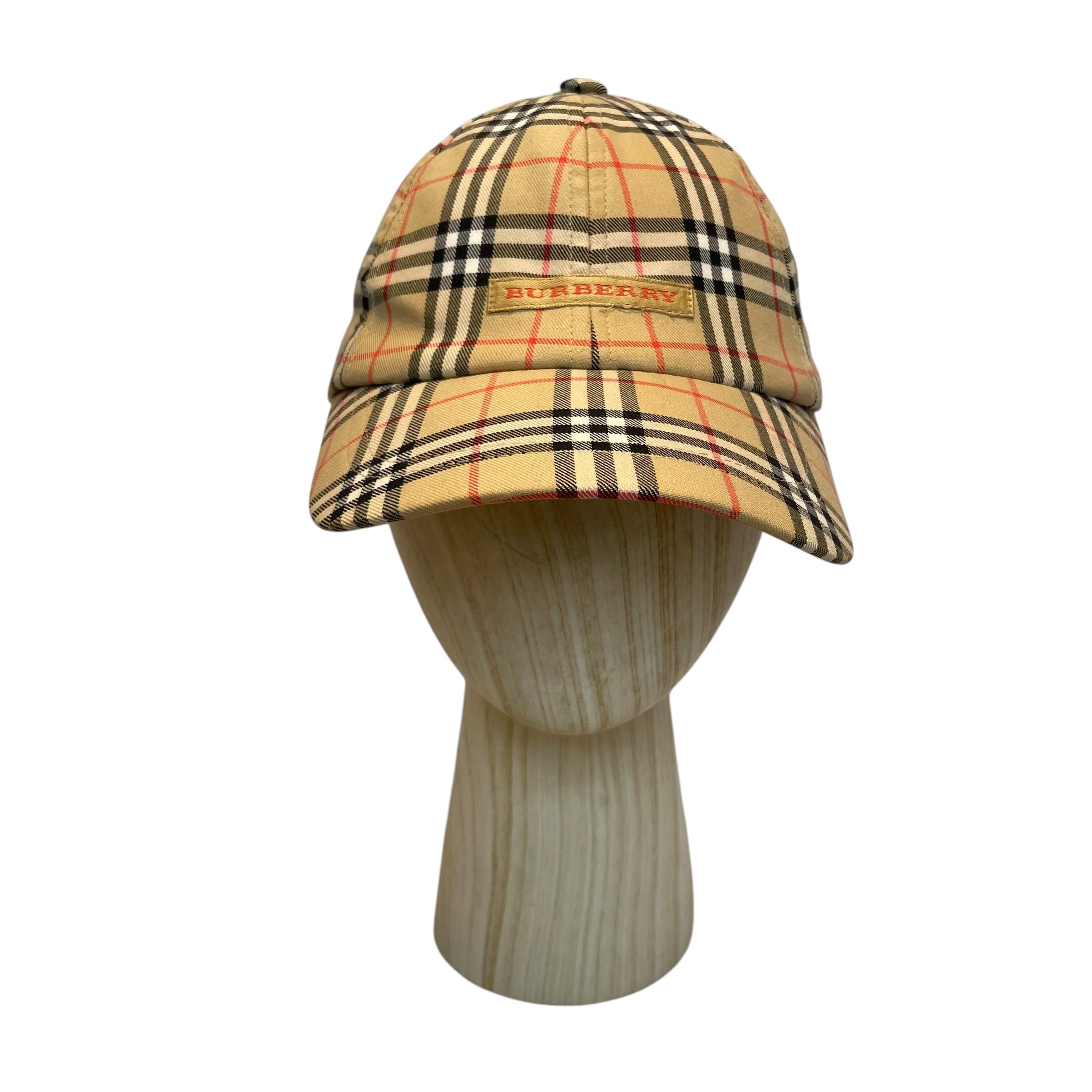 BURBERRY GOLF/Cap/Stripe/Cotton/BEG/M's/HOUSE STRIPES view 1
