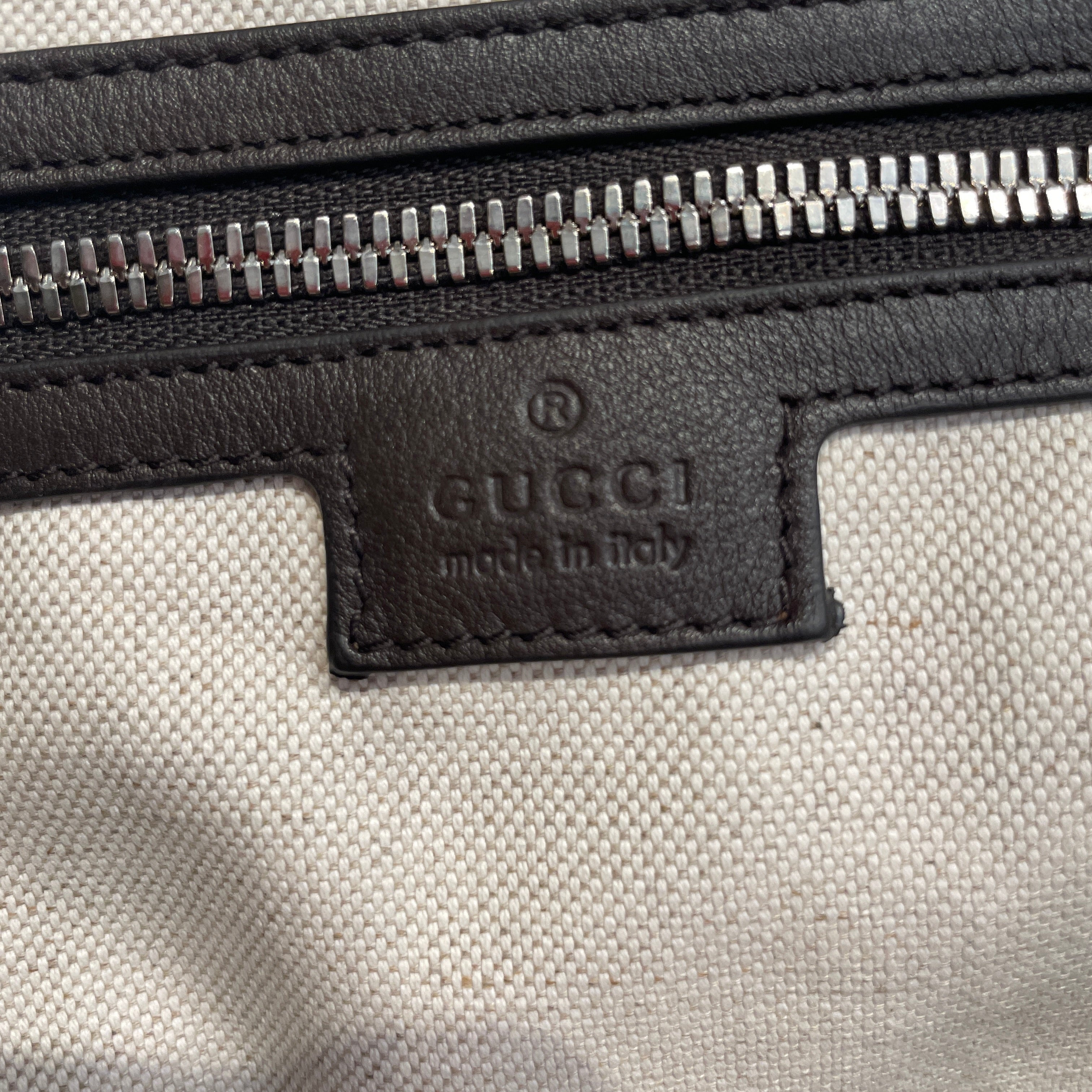 GUCCI/Bag/Monogram/KHK/canvas travel bag view 10