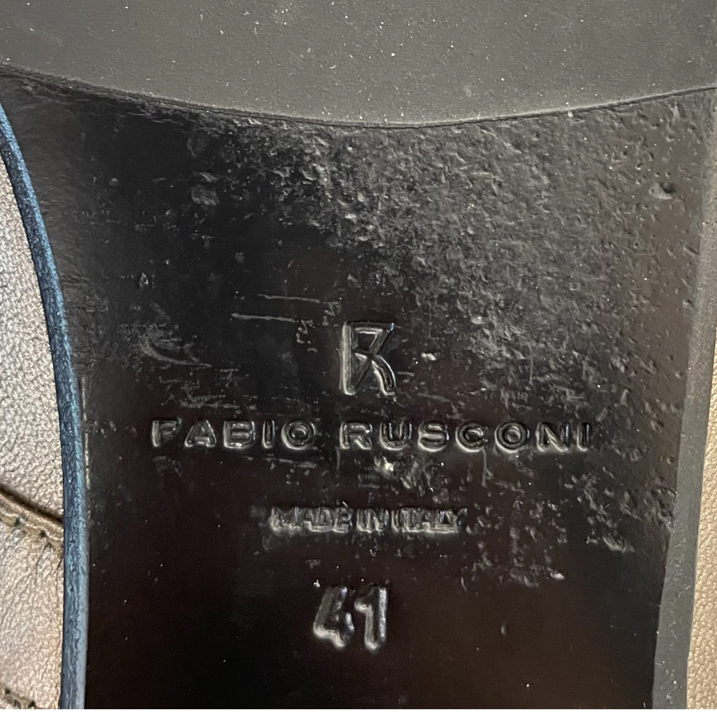 FABIO RUSCONI/Flat Shoes/EU 41/GLD/Mary Jane Flats view 6