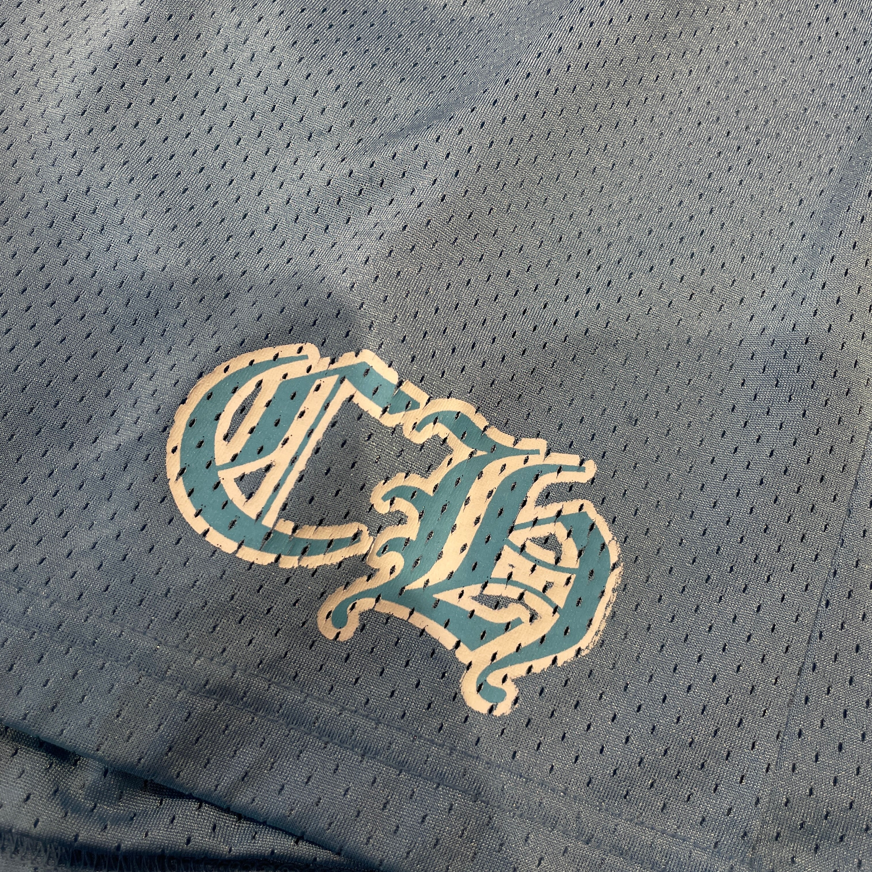 CHROME HEARTS/Shorts/XXL/Polyester/BLU/Graphic/BASKETBALL SHORT, BOTTOM LOGO view 4