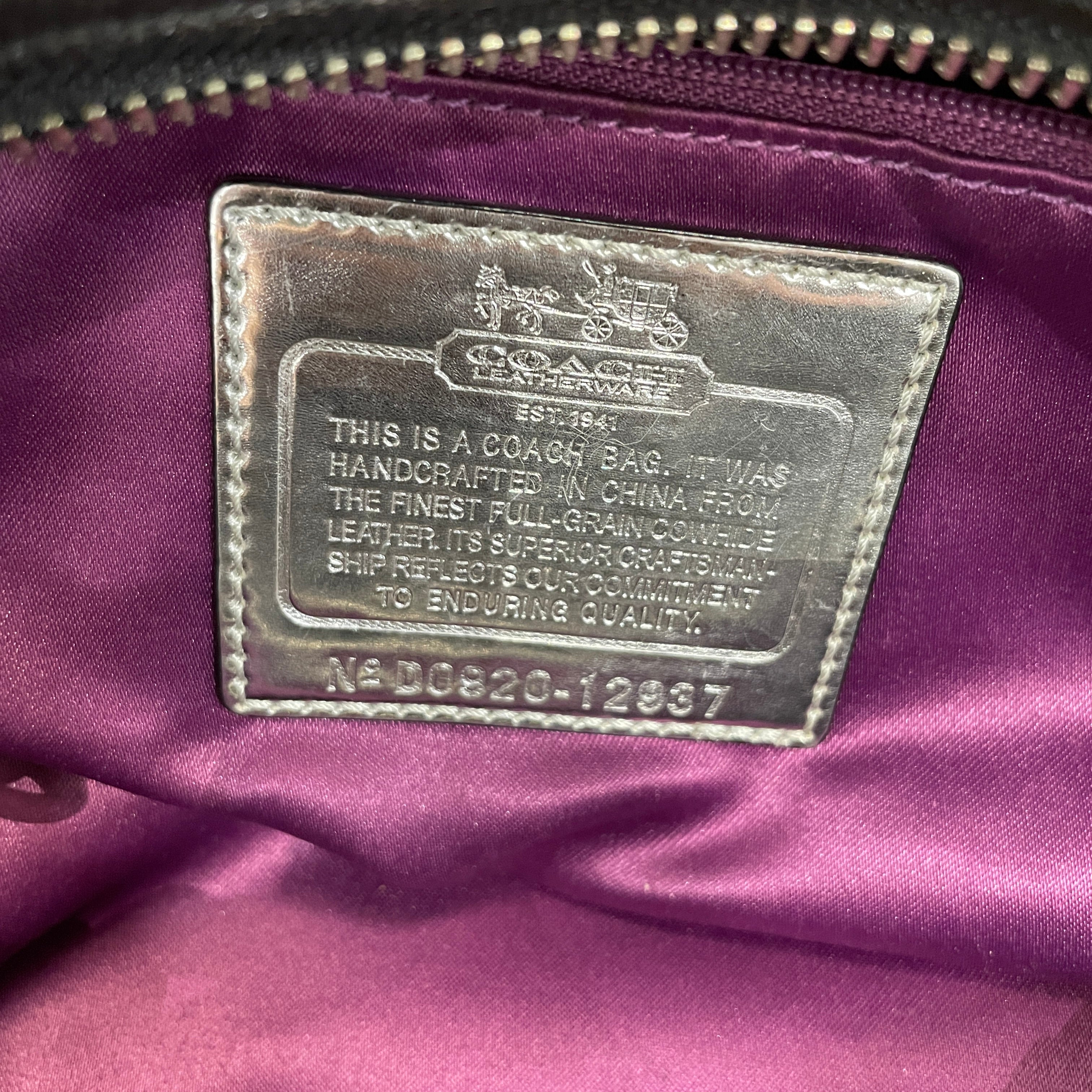 COACH/Bag/Leather/BLK/satchel view 6