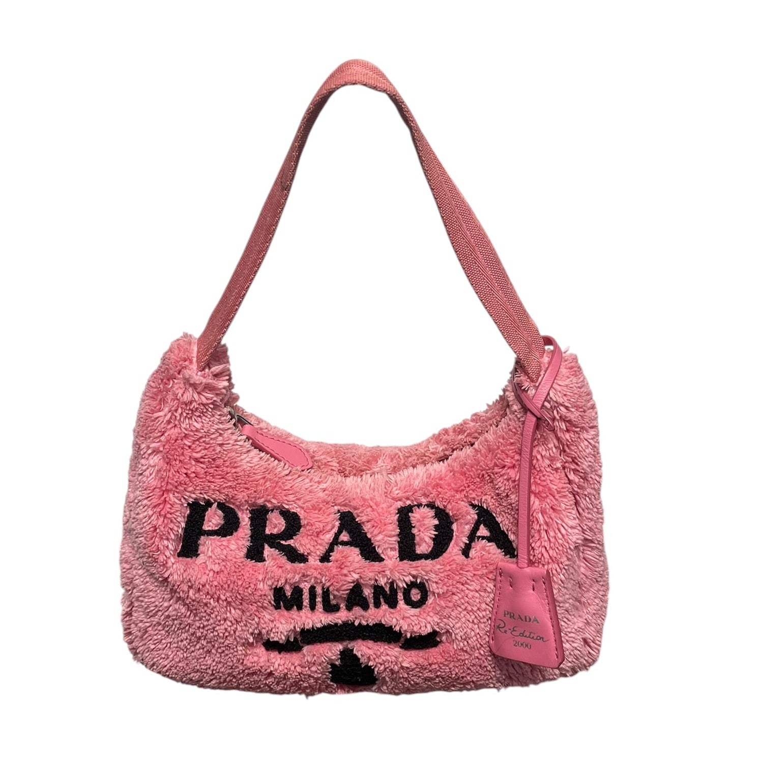 PRADA/Hand Bag/Cotton/PNK/Re-Edition 2000 Towel Bag view 1