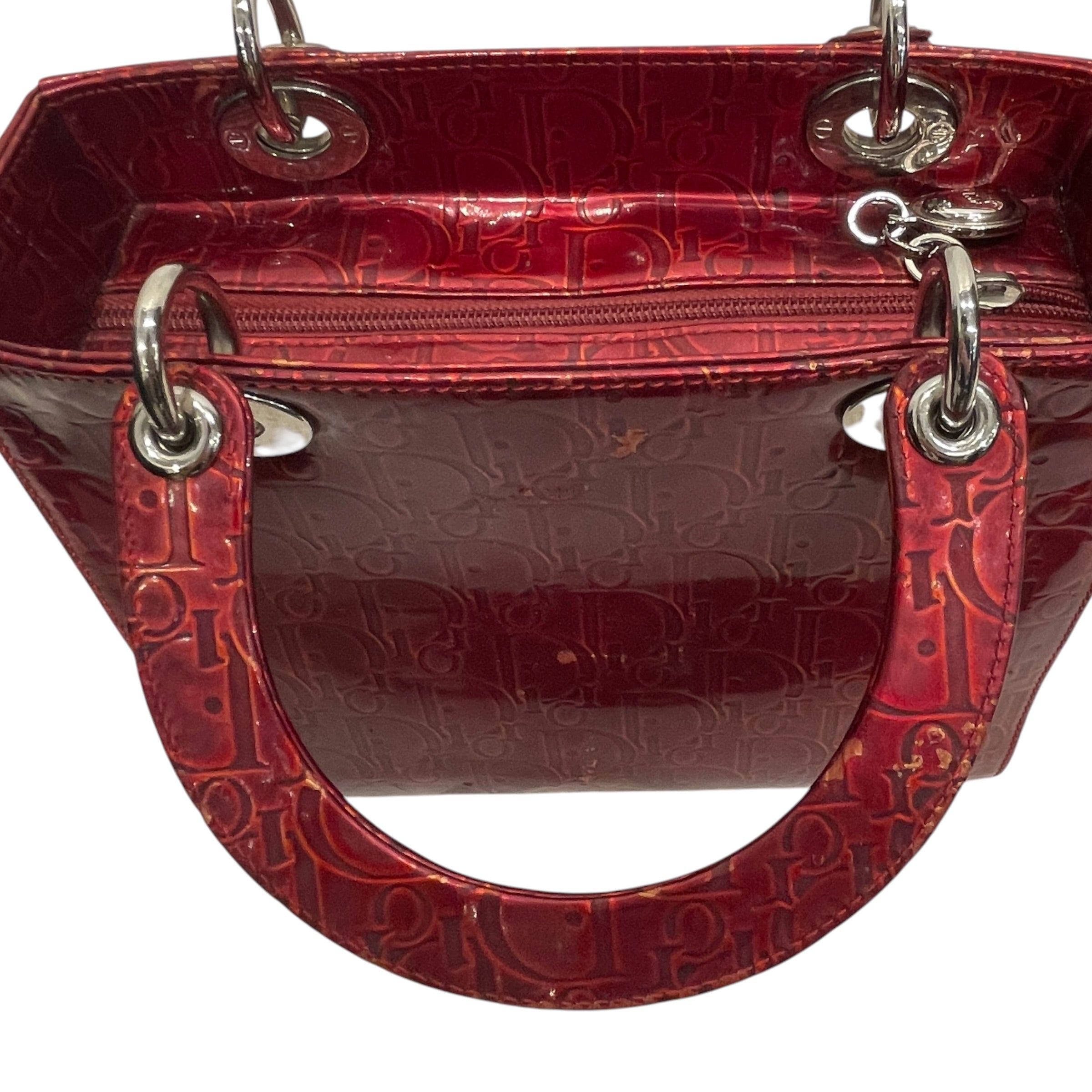 Christian Dior/Hand Bag/RED/LADY DIOR view 5