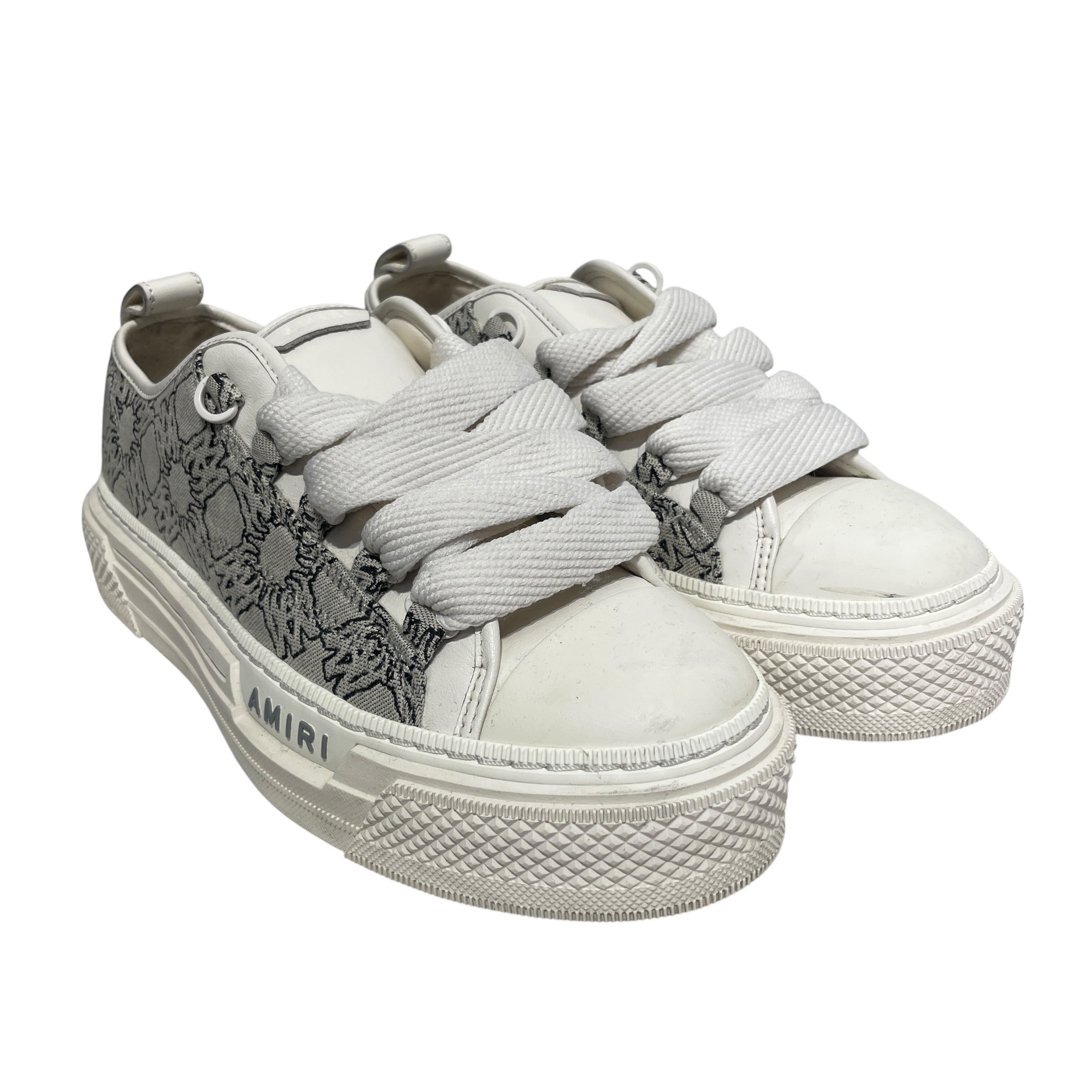AMIRI/Low-Sneakers/EU 39/Leather/WHT/JACQUARD COURT view 1