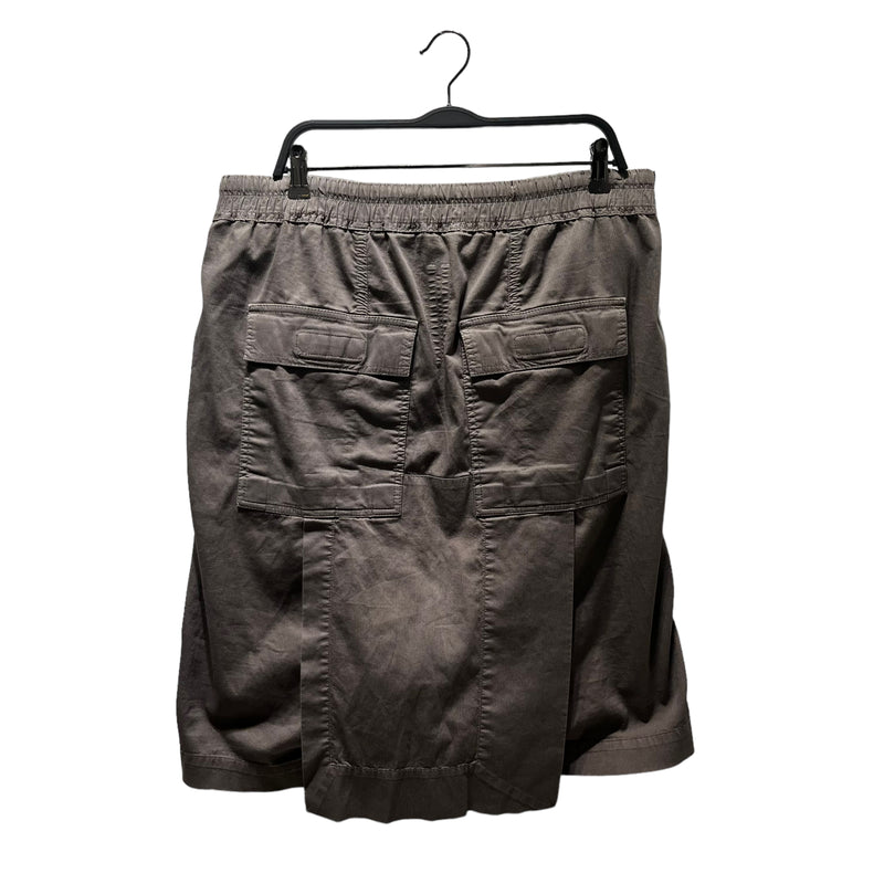 RICK OWENS DRKSHDW/Skirt/M/Cotton/GRY/DU16S1384-CN