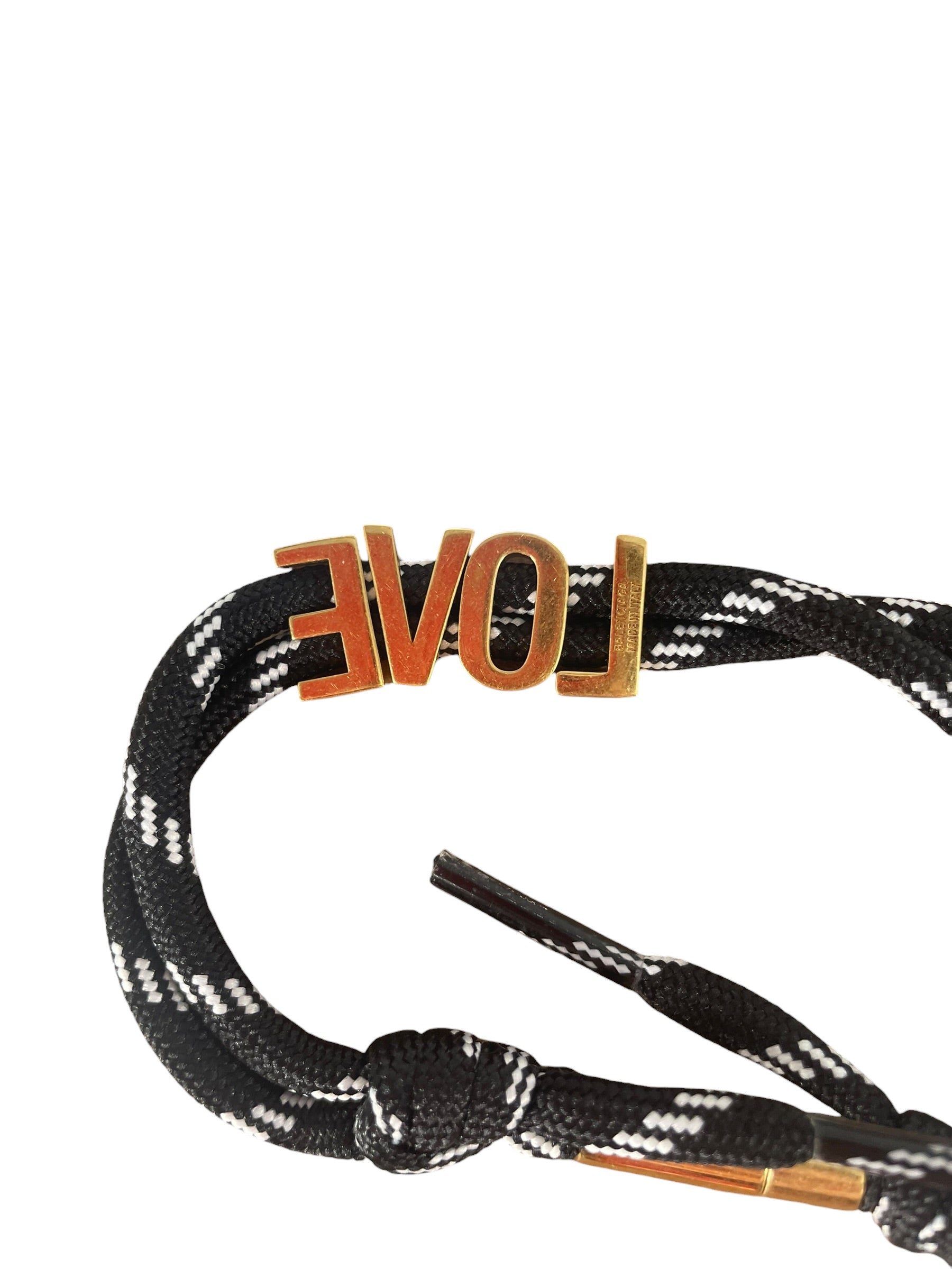 BALENCIAGA/Bracelet/OS/BLK/love gold view 5