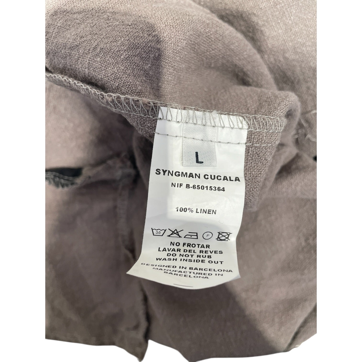 SYNGMAN CUCALA/Vest/L/Cotton/GRY/ASYMETRICAL VEST view 3