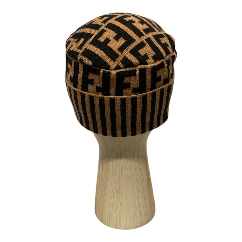 FENDI/Beanie/Brown/Acrylic/All Over Print/