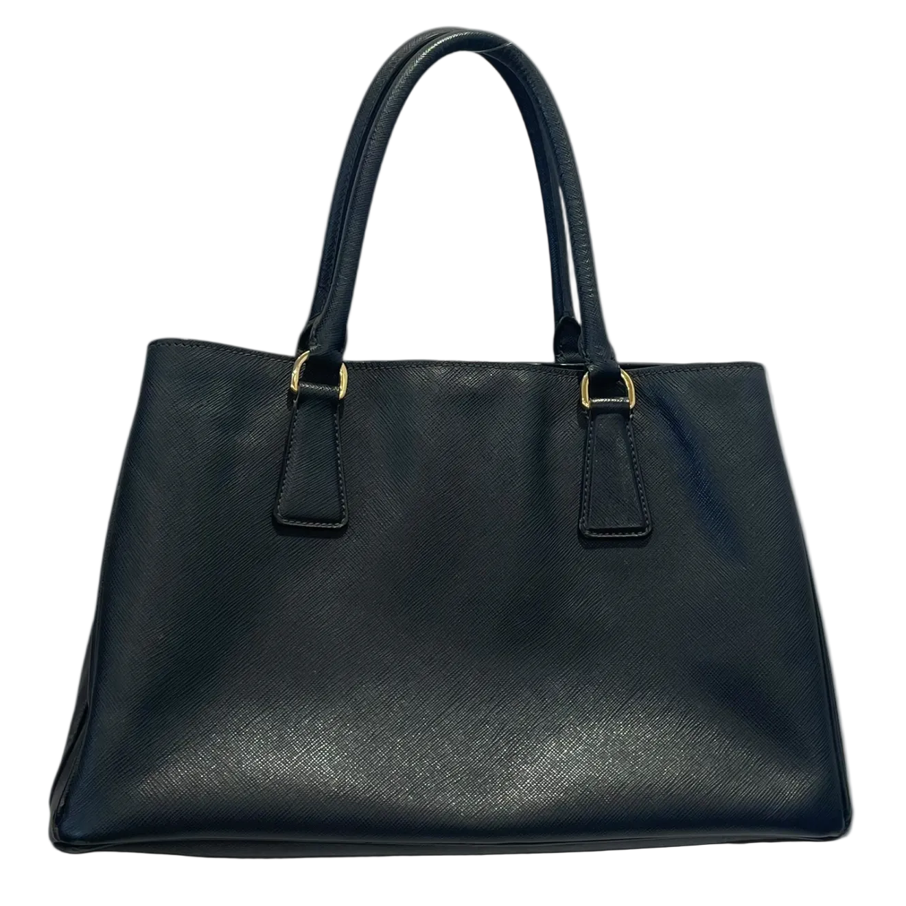 PRADA/Hand Bag/Leather/BLK/Galleria Saffiano view 2